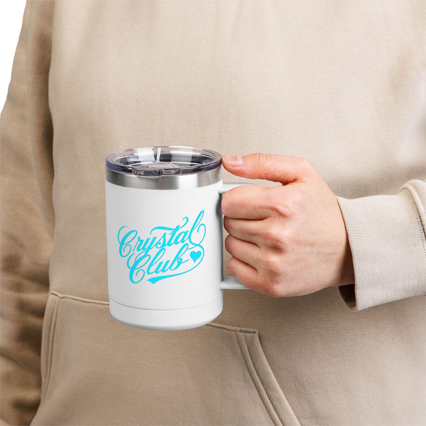 Blue Crystal Club Coffee Tumbler