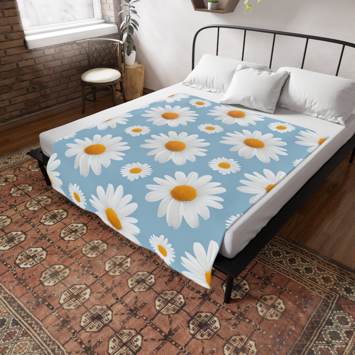 Danica's Daisy Fleece Blanket