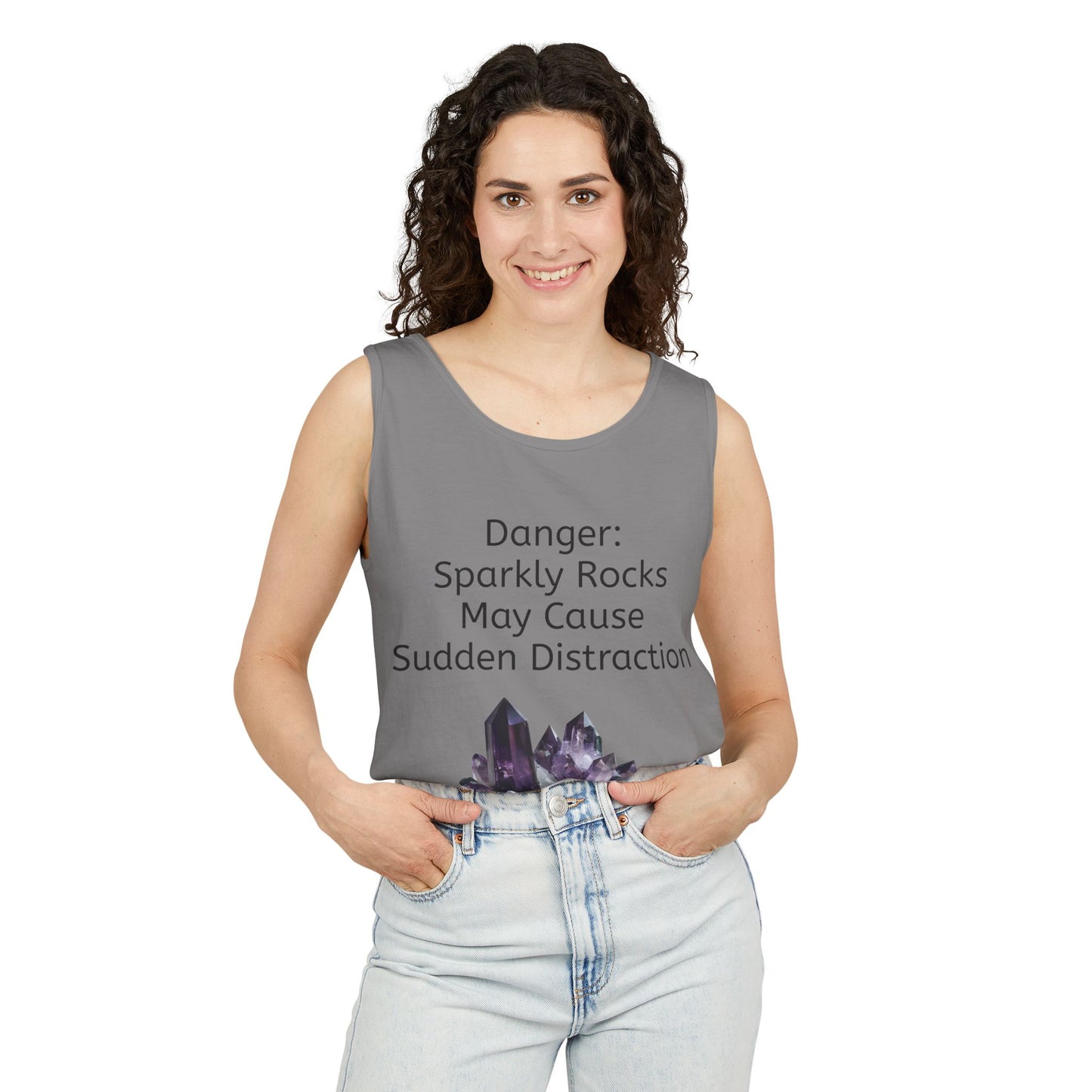 Simba's Sparkly Rocks May Cause Sudden Distraction Tank Shirt