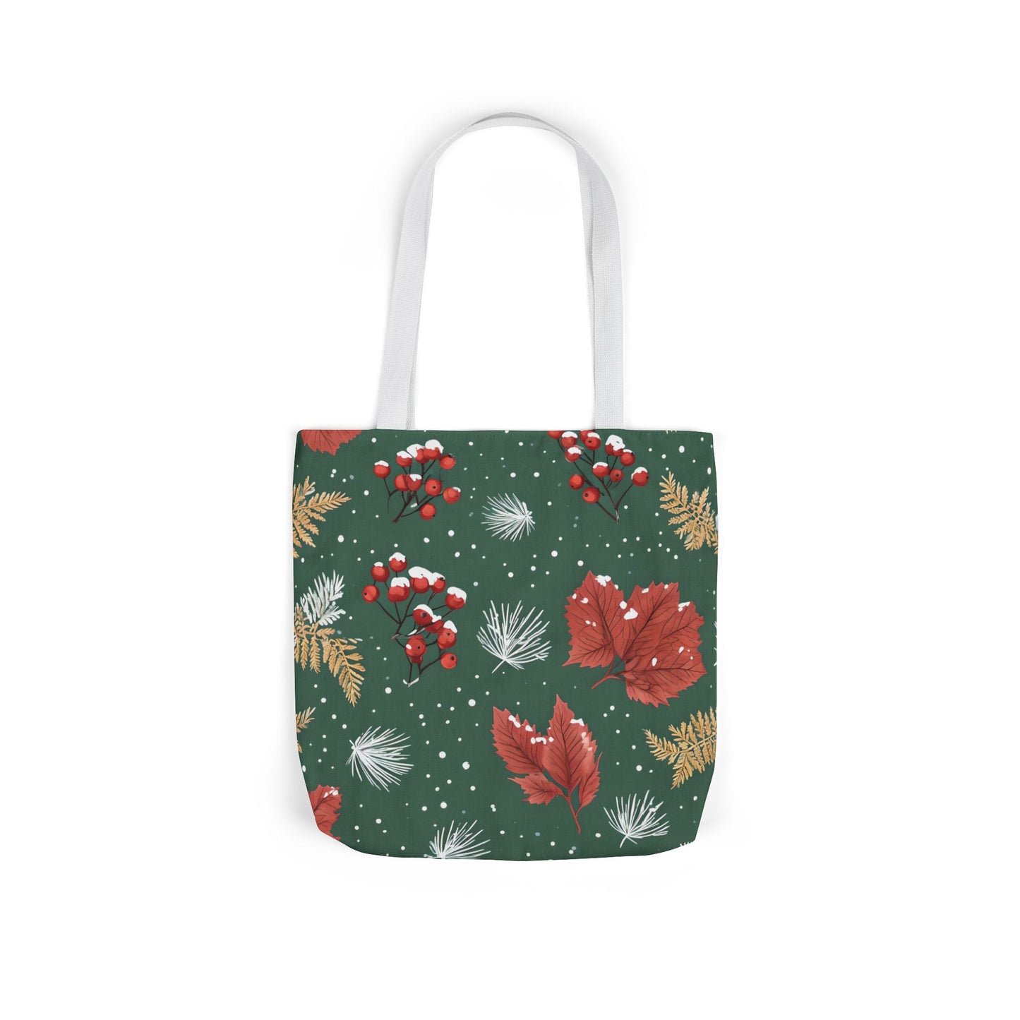 Holly's Holiday Floral Tote Bag