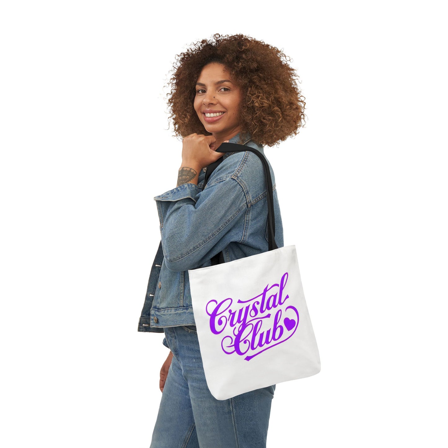 Purple Crystal Club Tote Bag