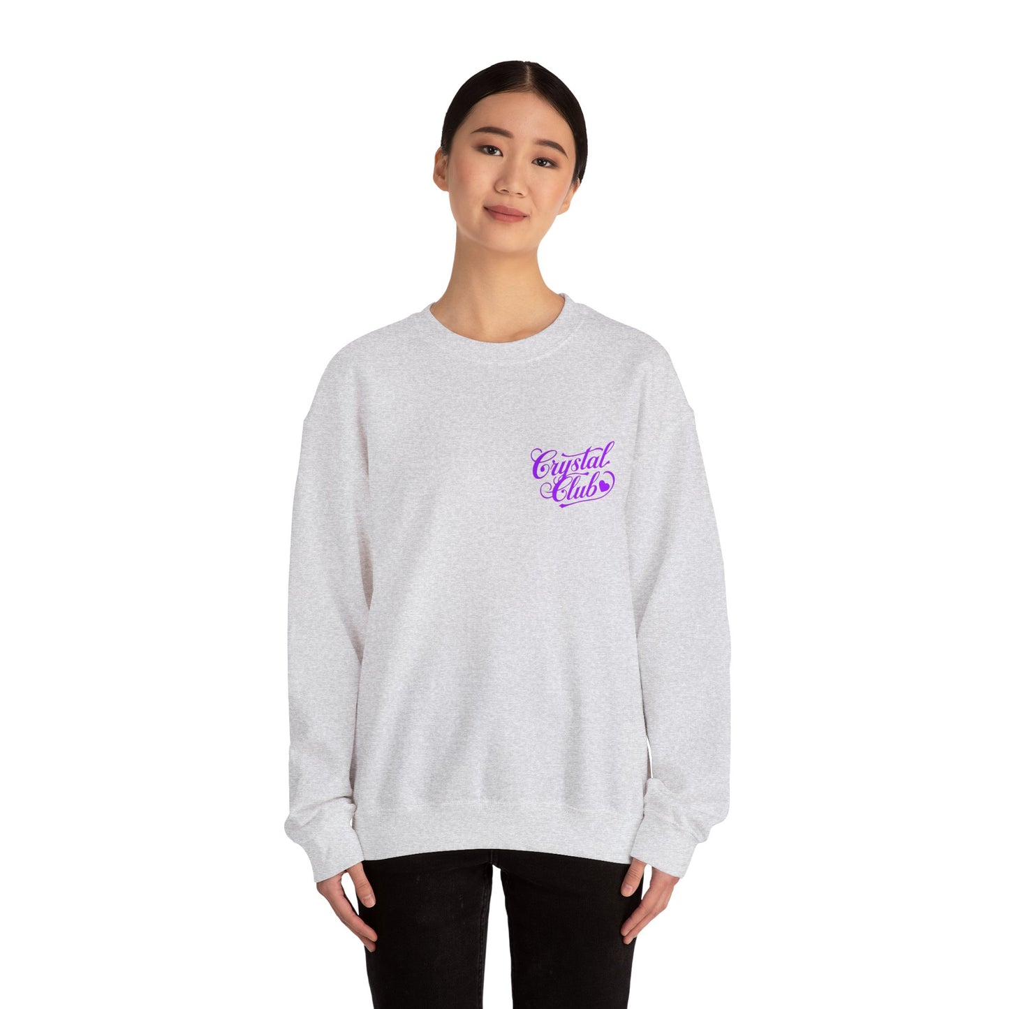 Purple Crystal Club Adult Sweatshirt - Crewneck