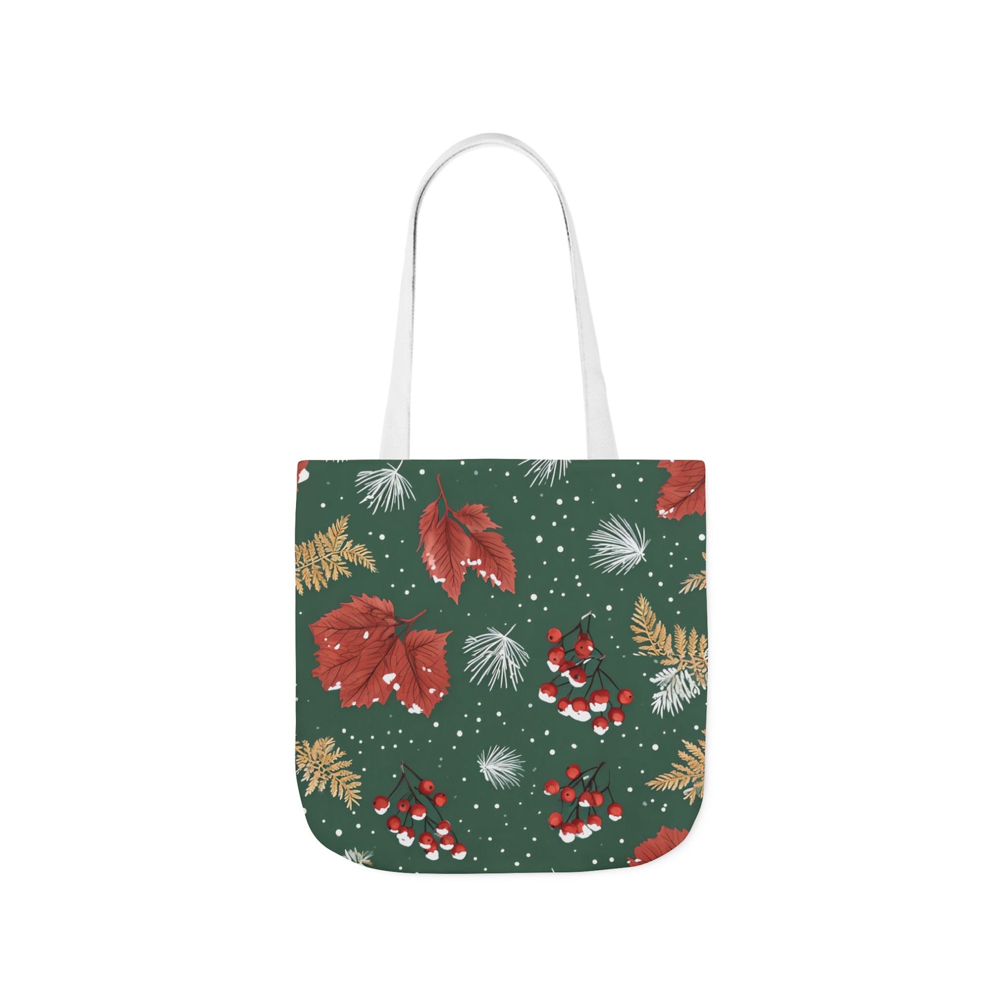 Holly's Holiday Floral Tote Bag