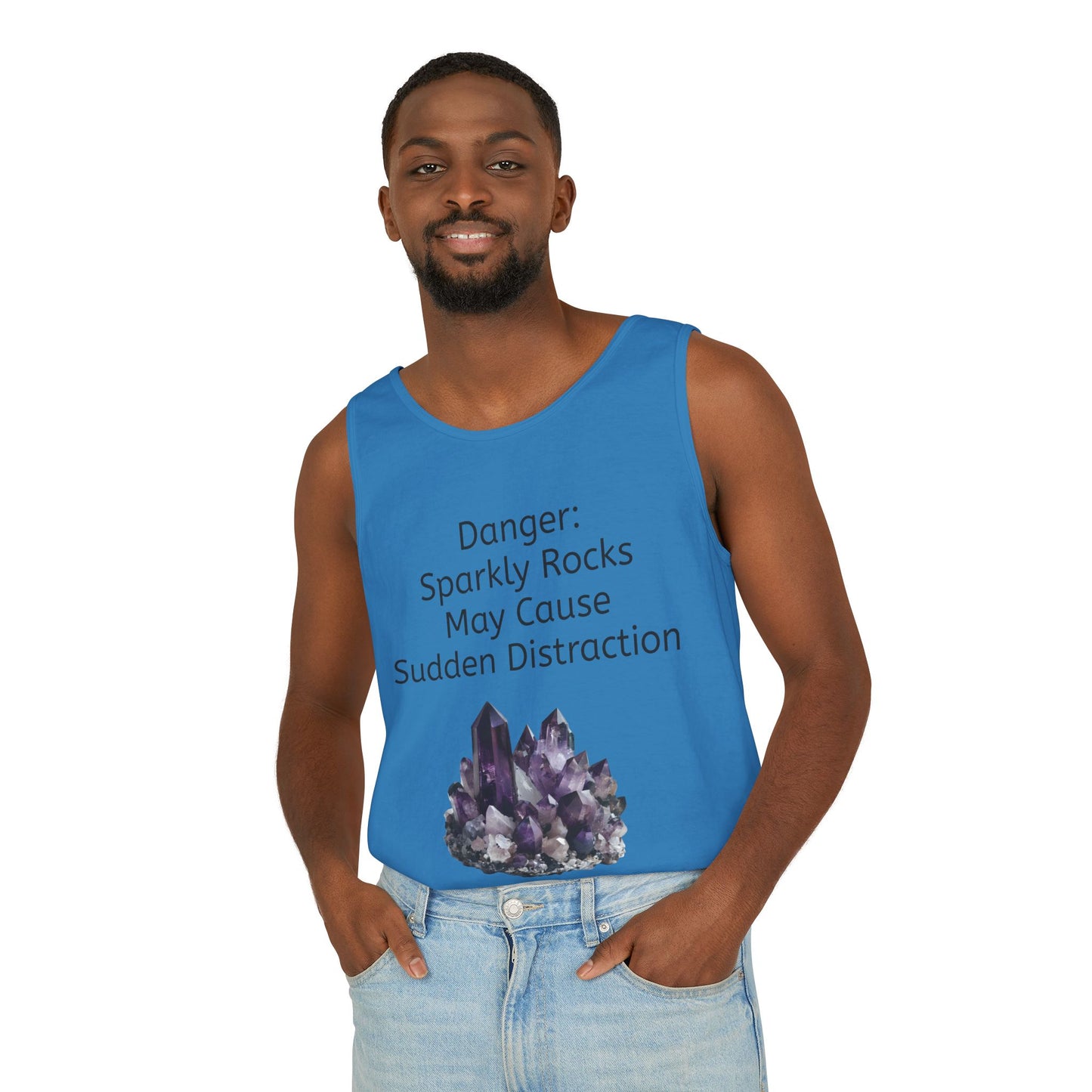 Simba's Sparkly Rocks May Cause Sudden Distraction Tank Shirt
