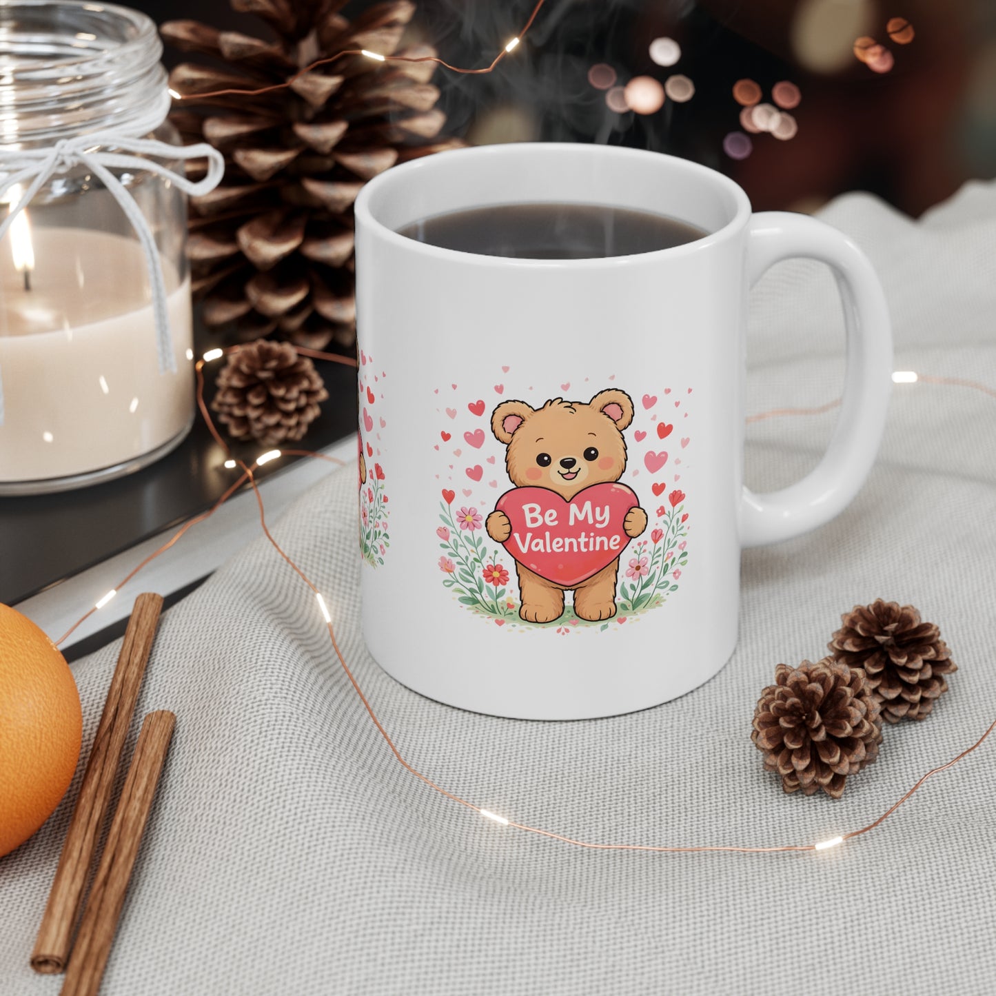 Be My Valentine Ceramic Mug, Coffee Cup
