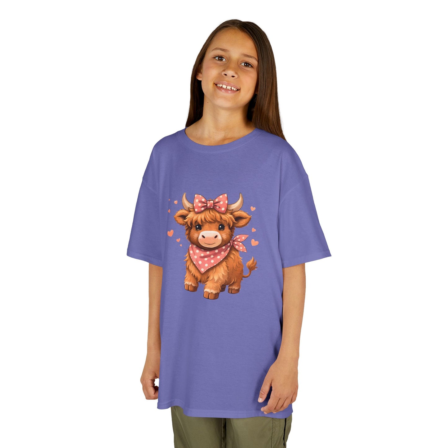 Harley's Highland Cow Youth Top