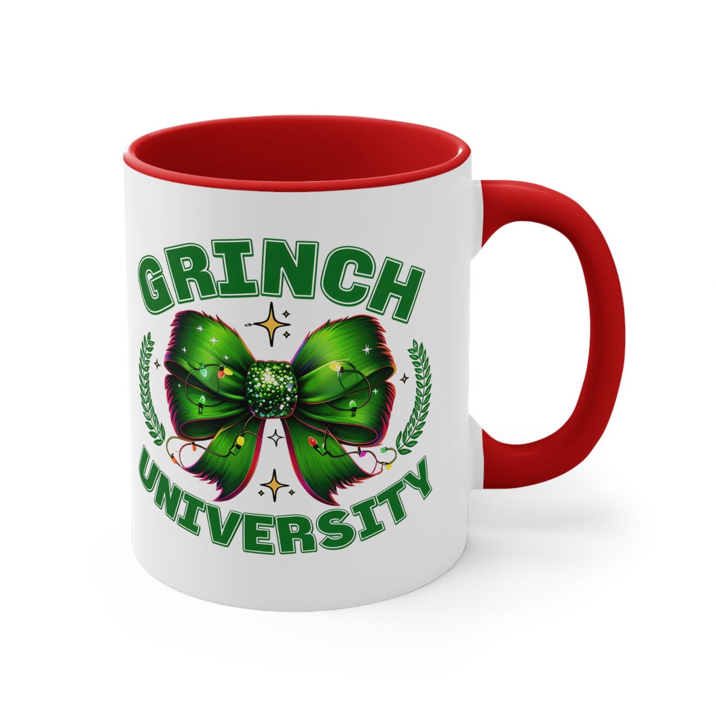 George's Grinch University Accent Ceramic Mug, Coffee Cup