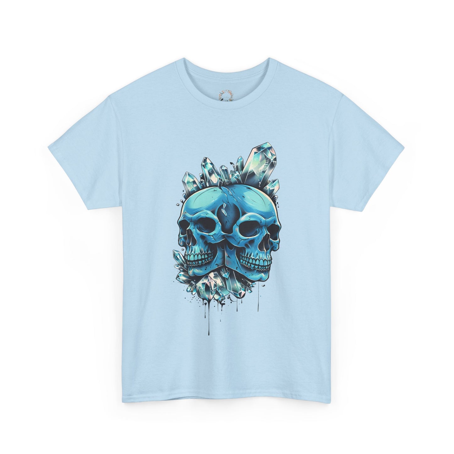 Buzz's Blue Double Skull Adult Shirt
