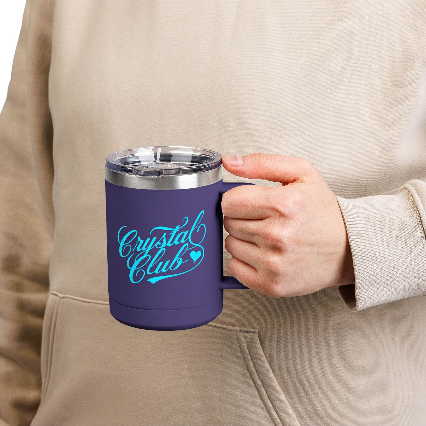 Blue Crystal Club Coffee Tumbler