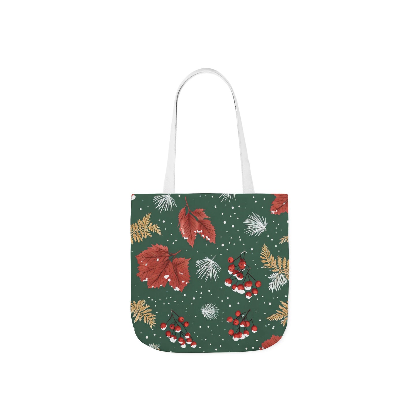 Holly's Holiday Floral Tote Bag