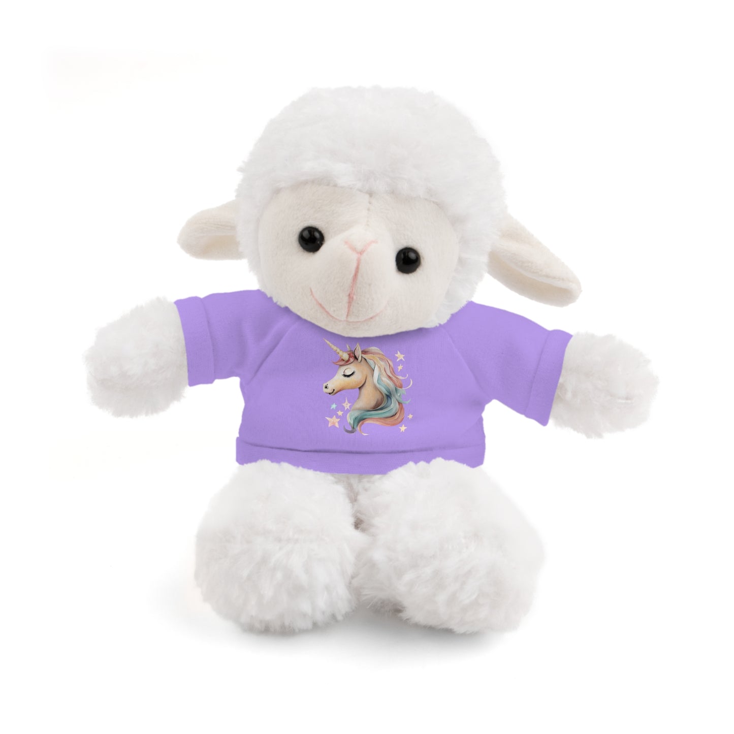 Unicorn on Tee Plush Animals