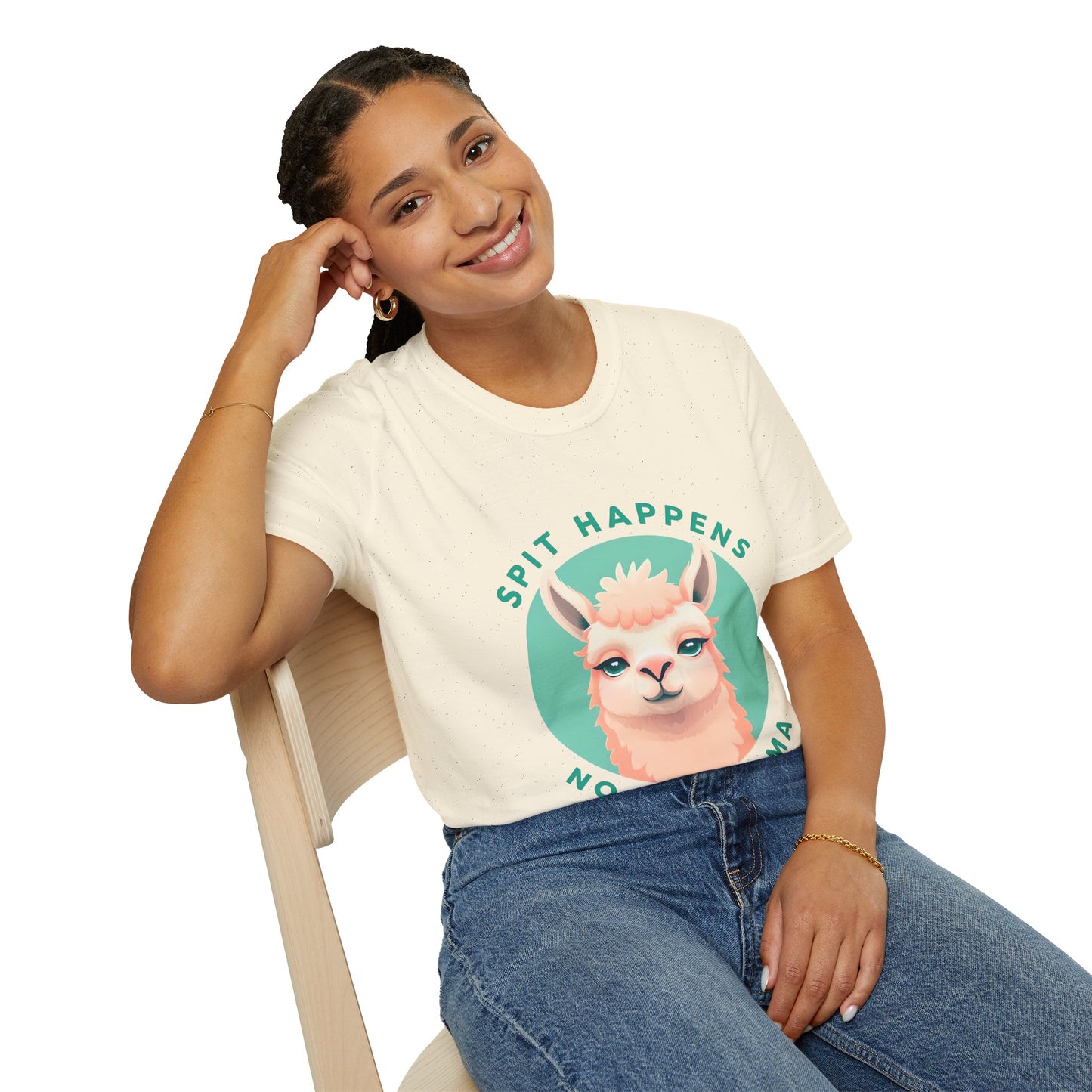Tiz's Funny Llama Adult Shirt