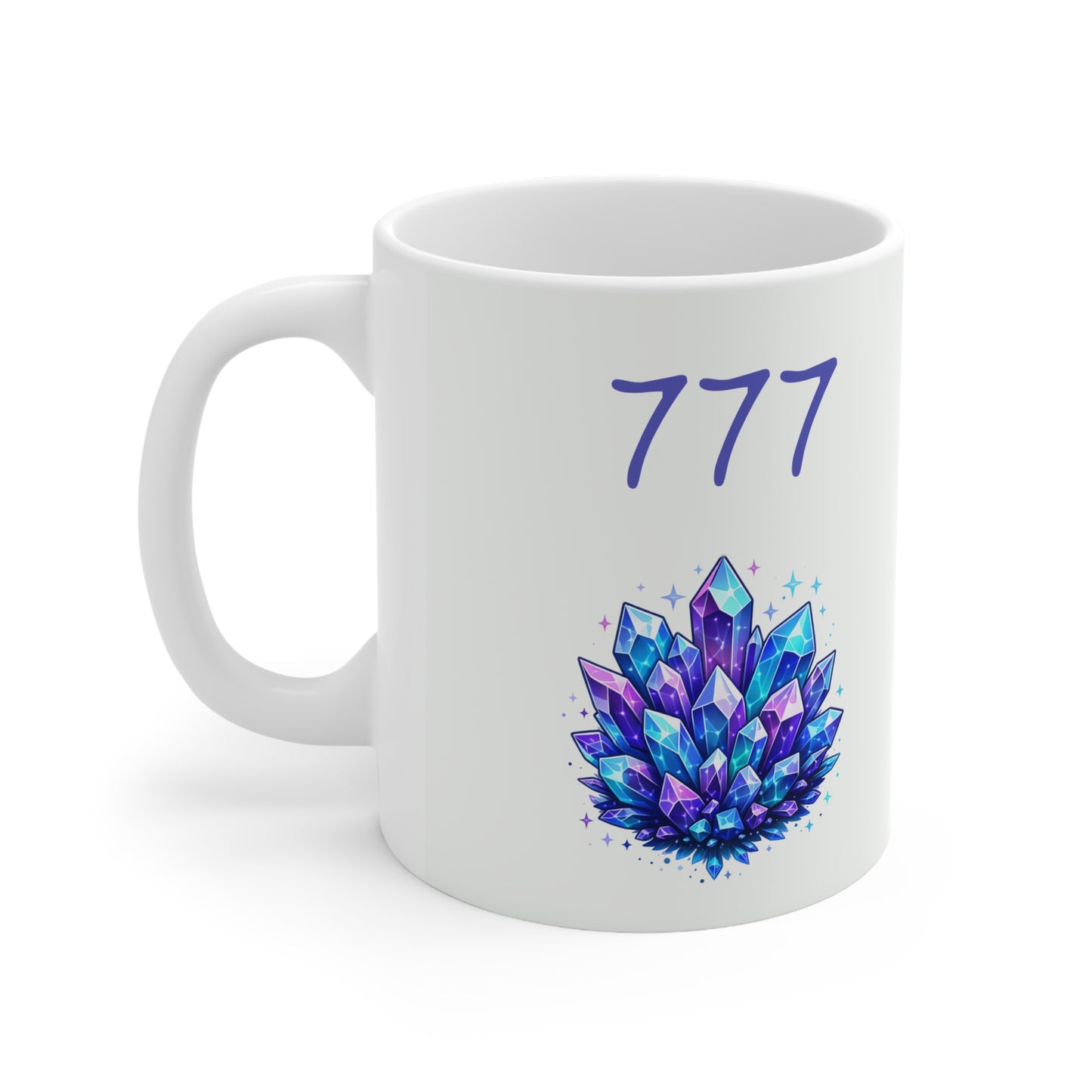 777 Crystal Ceramic Mug, Coffee Cup