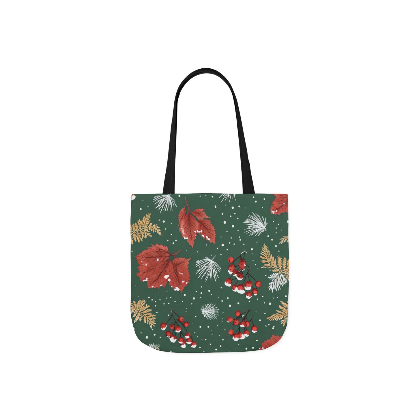 Holly's Holiday Floral Tote Bag
