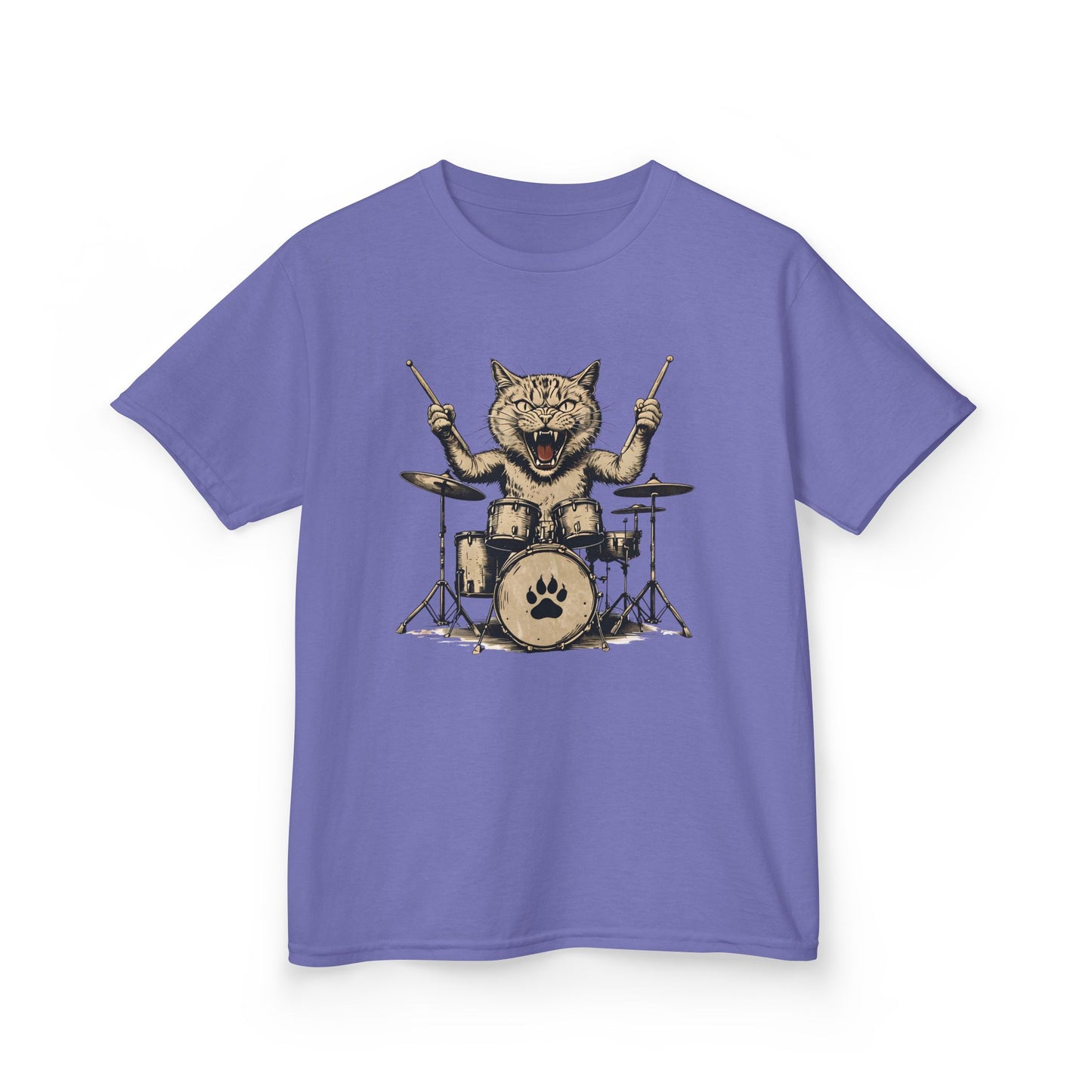 Dave's Drummer Cat Youth Top