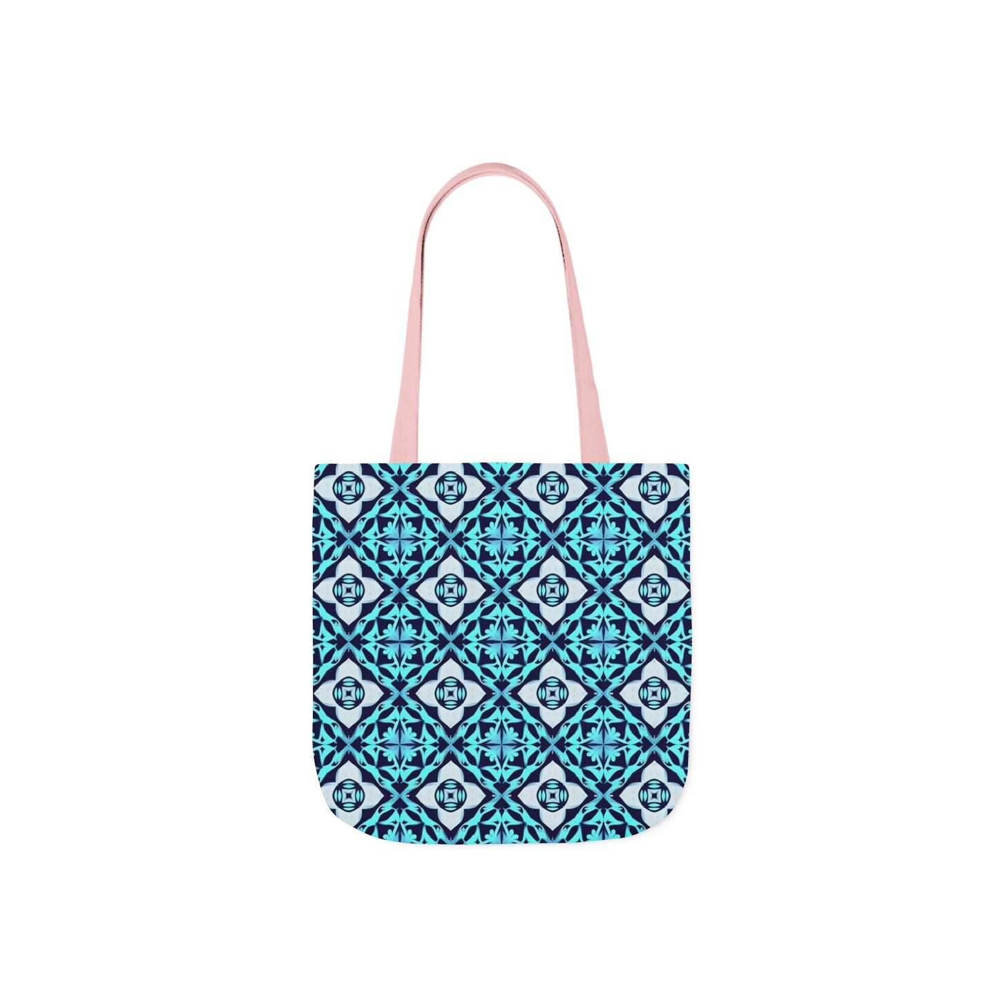 Gaia's Blue Geometric Tote Bag