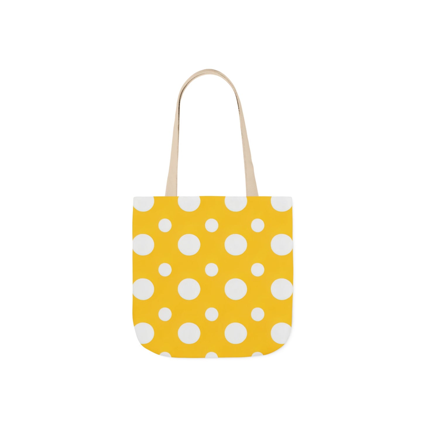Yuki's Yellow Polka Dot Tote Bag