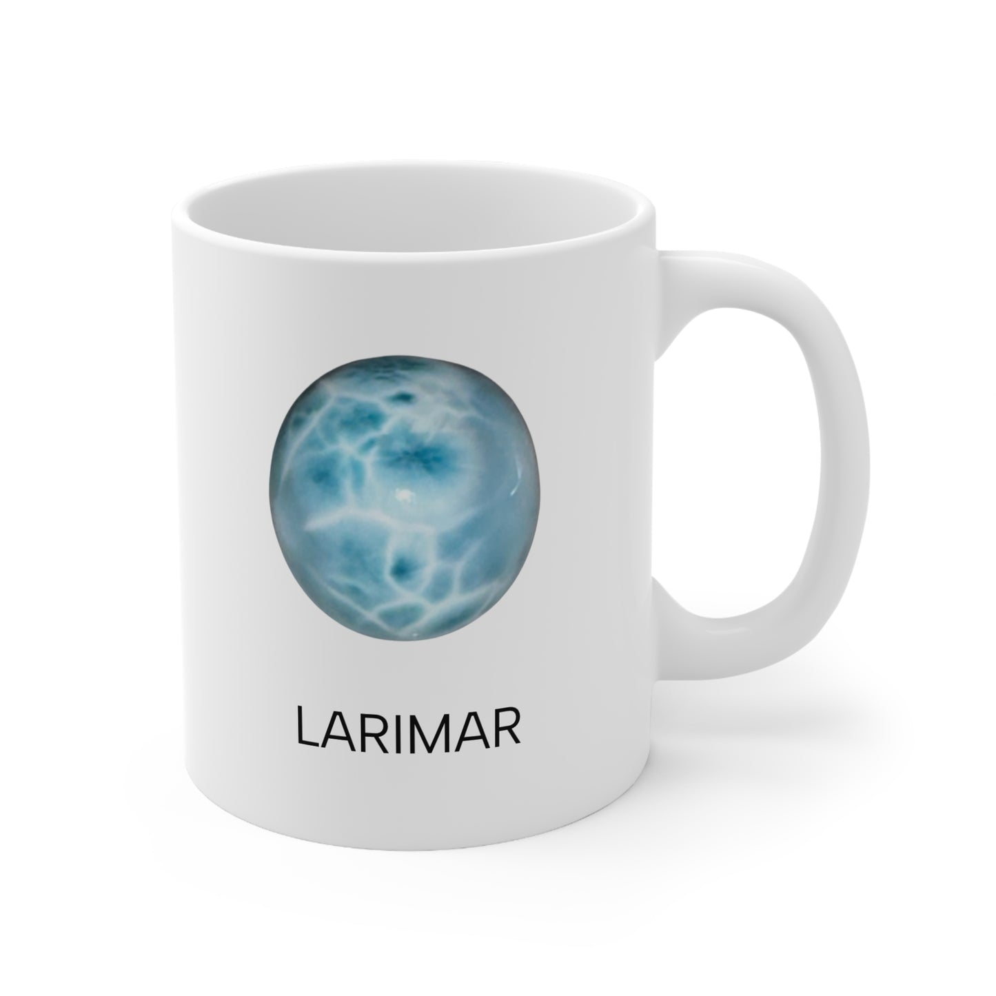 Larimar Crystal Collection Ceramic Mug, Coffee Cup