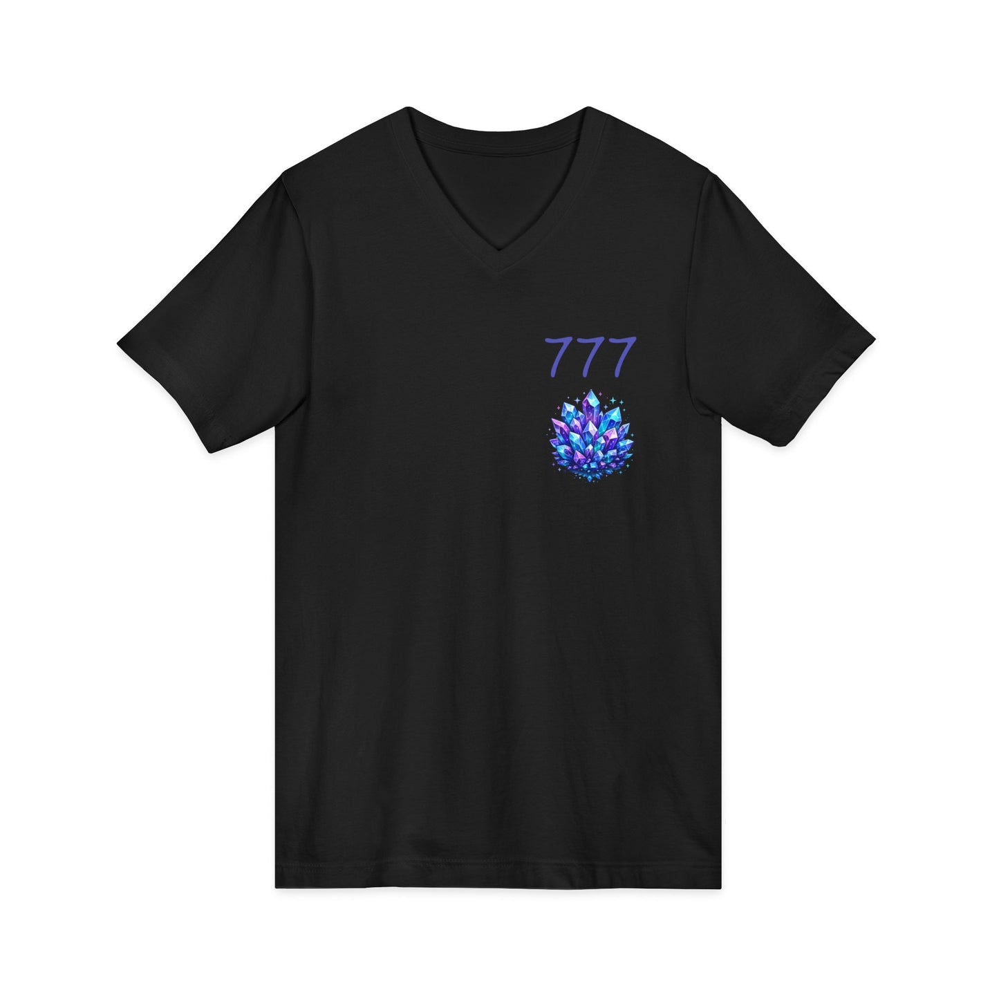 777 Crystal V-Neck Adult Shirt