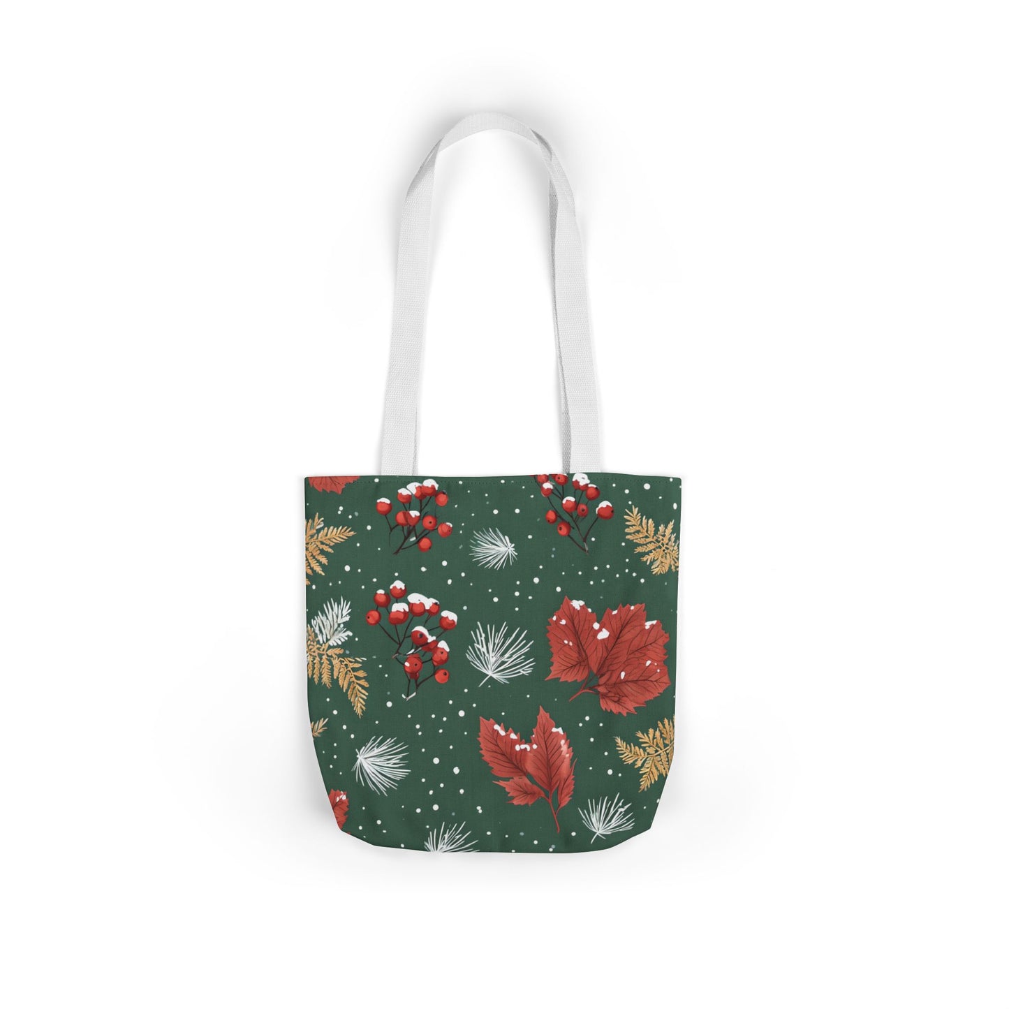 Holly's Holiday Floral Tote Bag