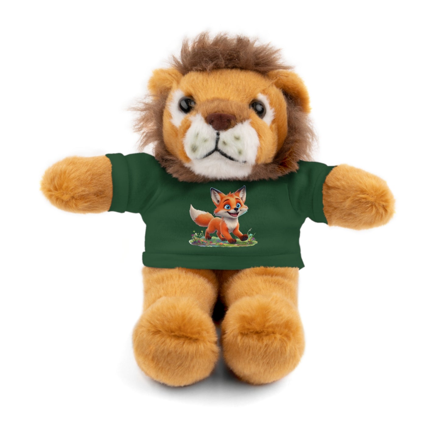 Fox On Tee Animal Plush