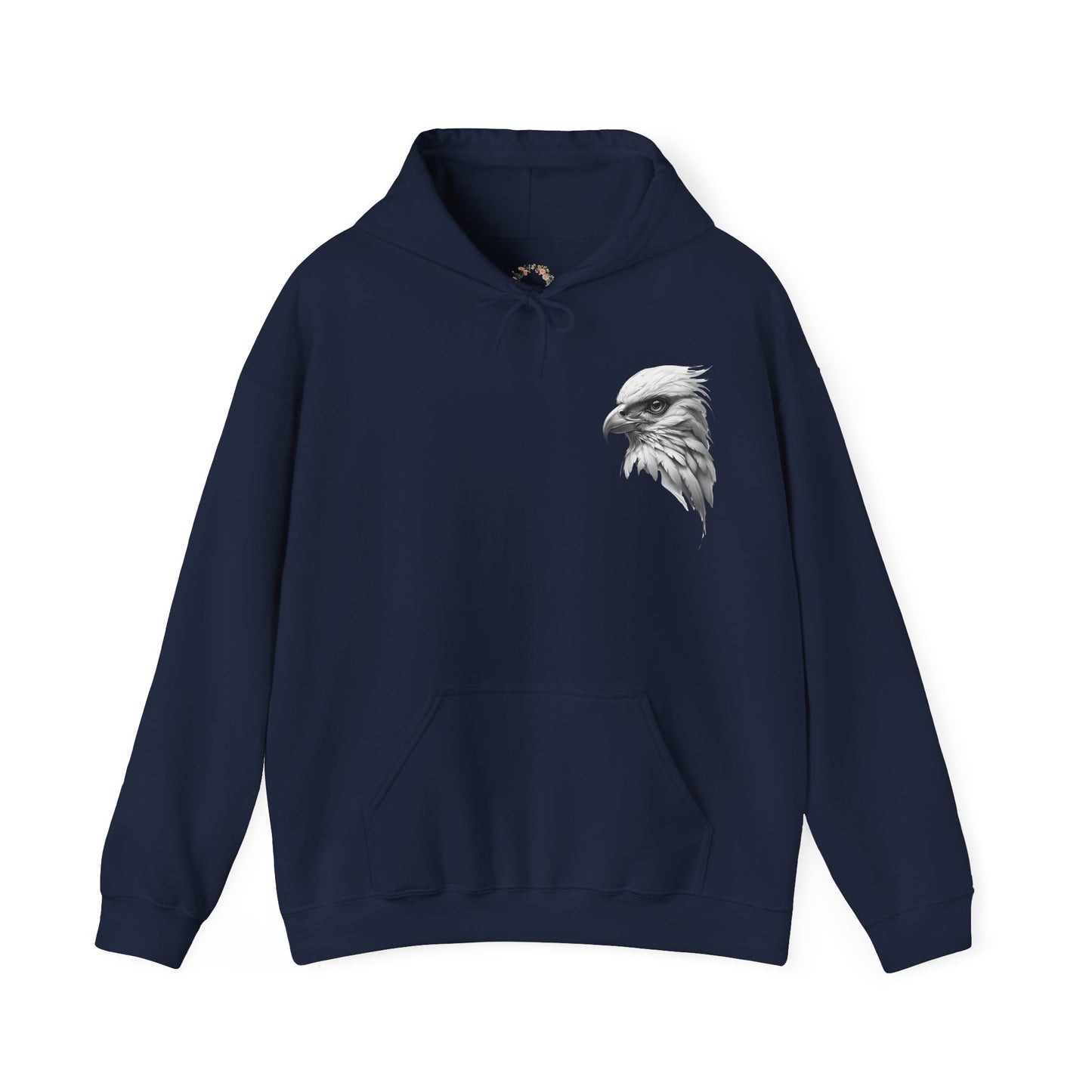 Wayne's Eagle & Wing Print Adult Sweatshirt - Hooded