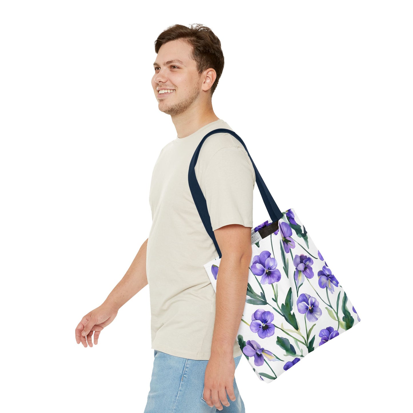 Perry's Pansy Floral Tote Bag