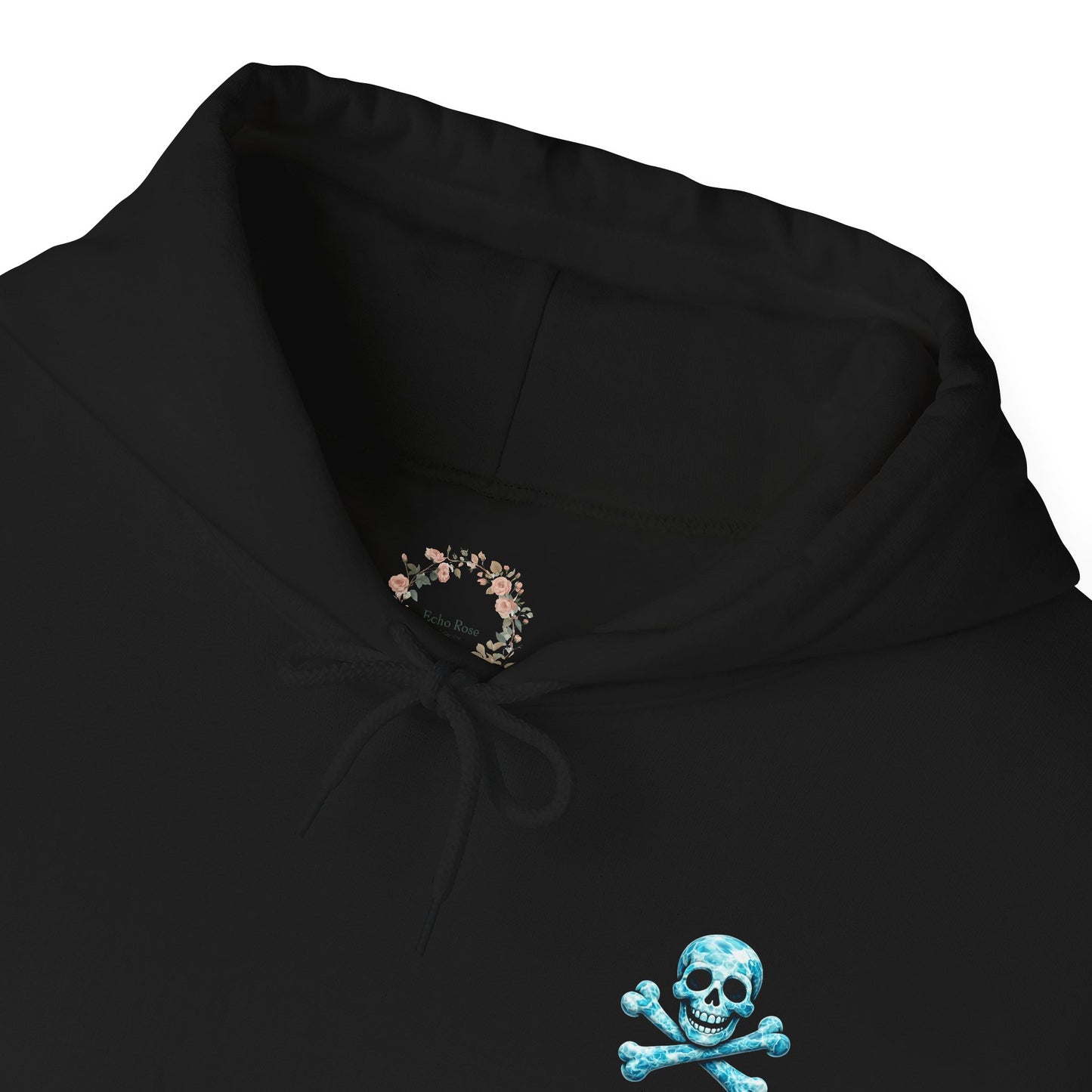Blue Skull & Crossbones Adult Sweatshirt - Hooded