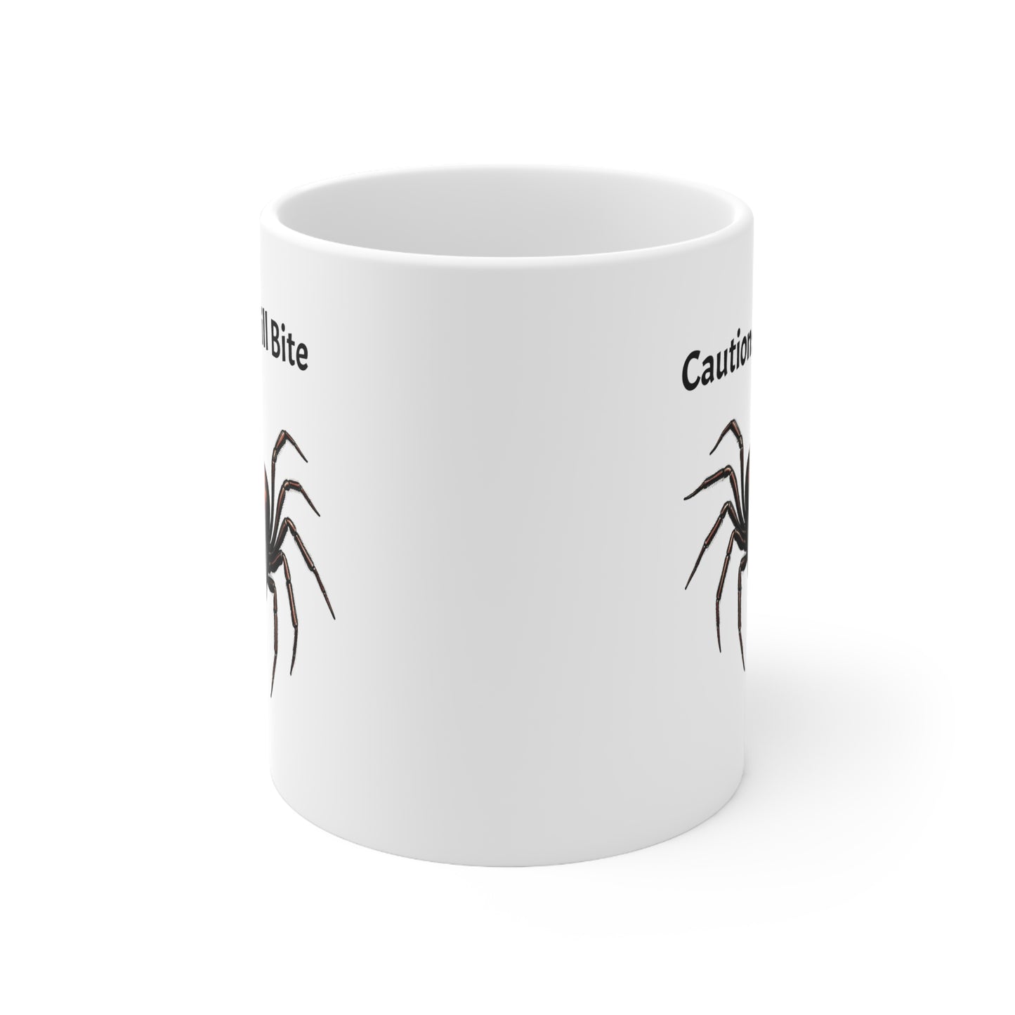 Chester's Caution: Will Bite Ceramic Mug, Coffee Cup