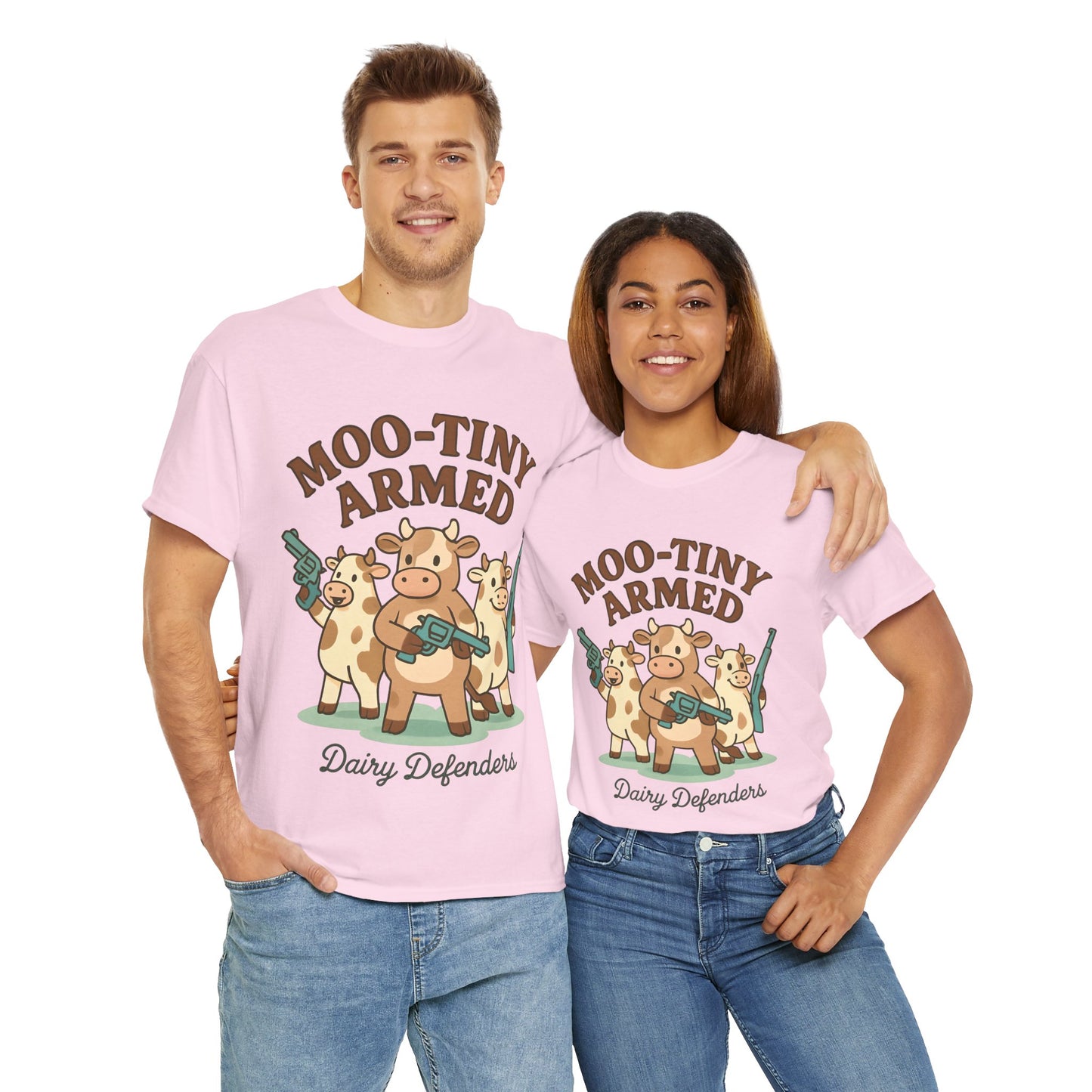 Mason's Moo-tiny Armed Dairy Defenders Adult Shirt