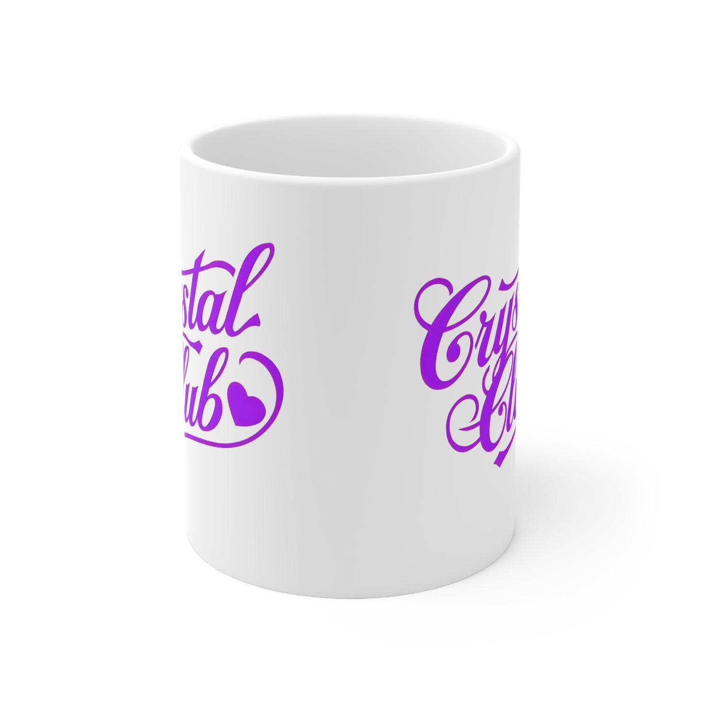 Purple Crystal Club Ceramic Mug, Coffee Cup