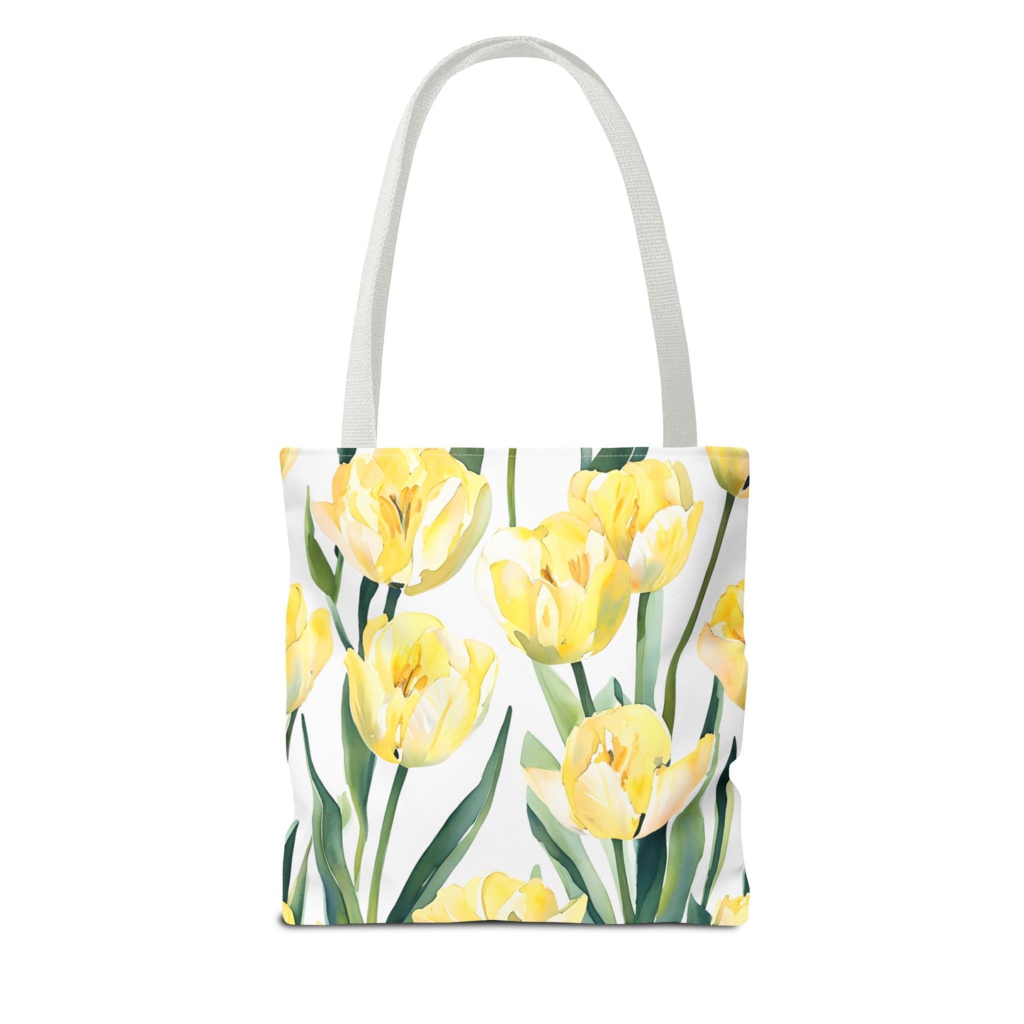 Yetta's Yellow Tulip Floral Tote Bag