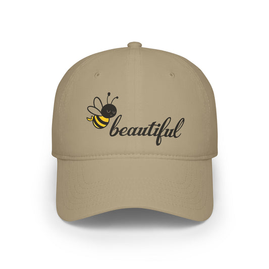 Bee Beautiful Low Profile Baseball Cap