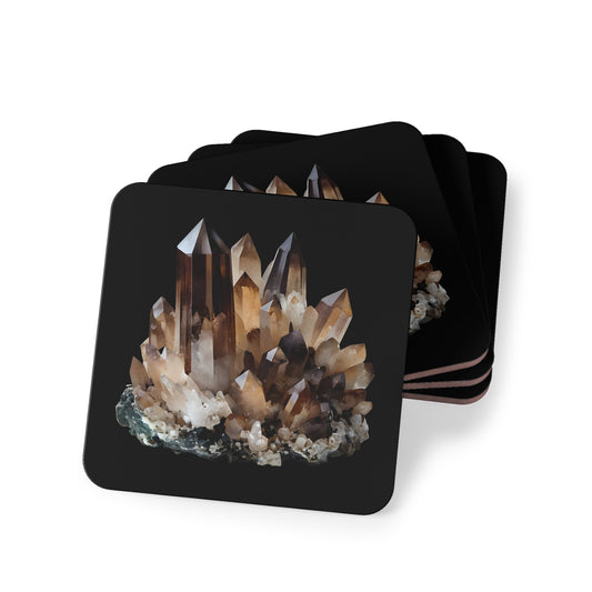 Smiley's Smokey Quartz Coasters