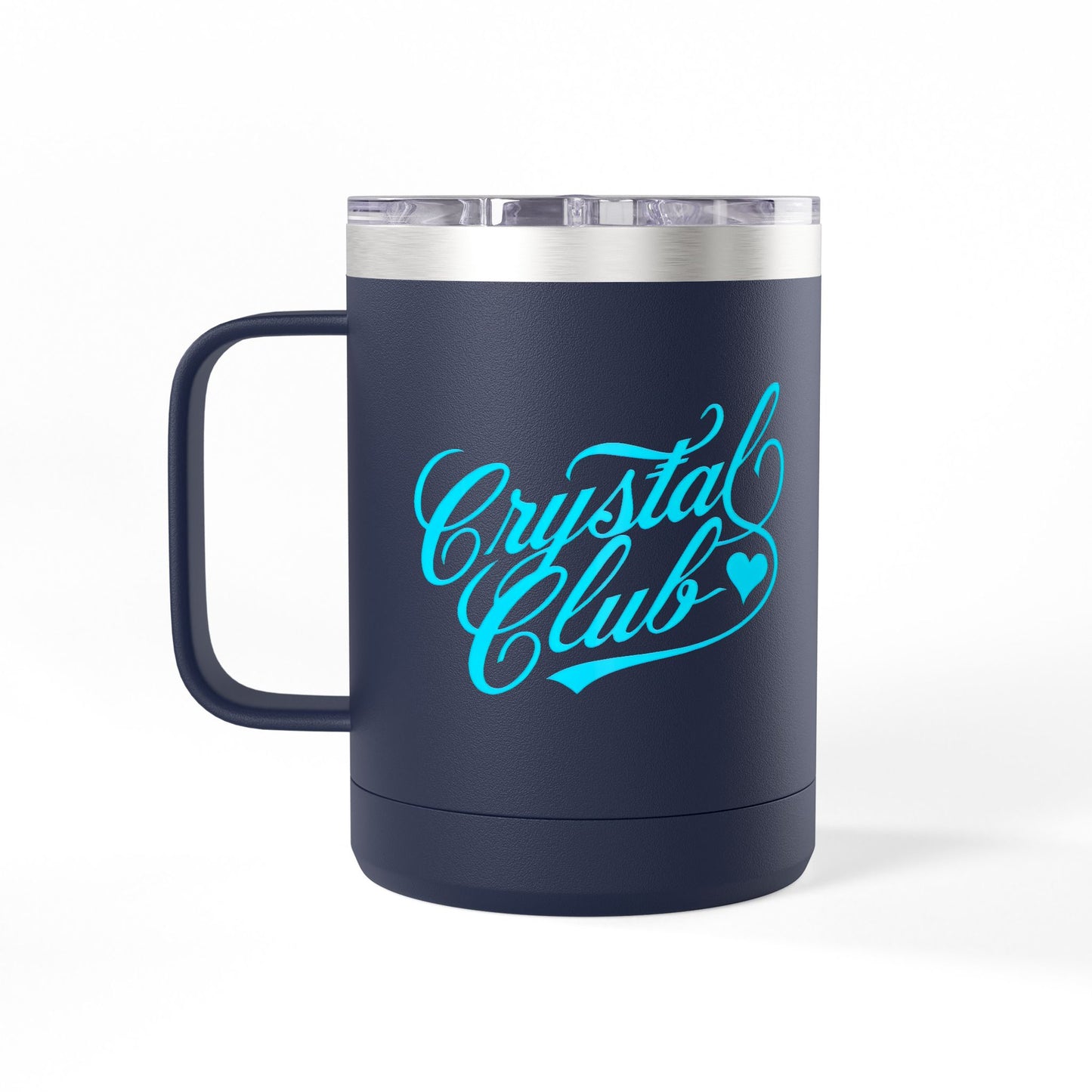 Blue Crystal Club Coffee Tumbler