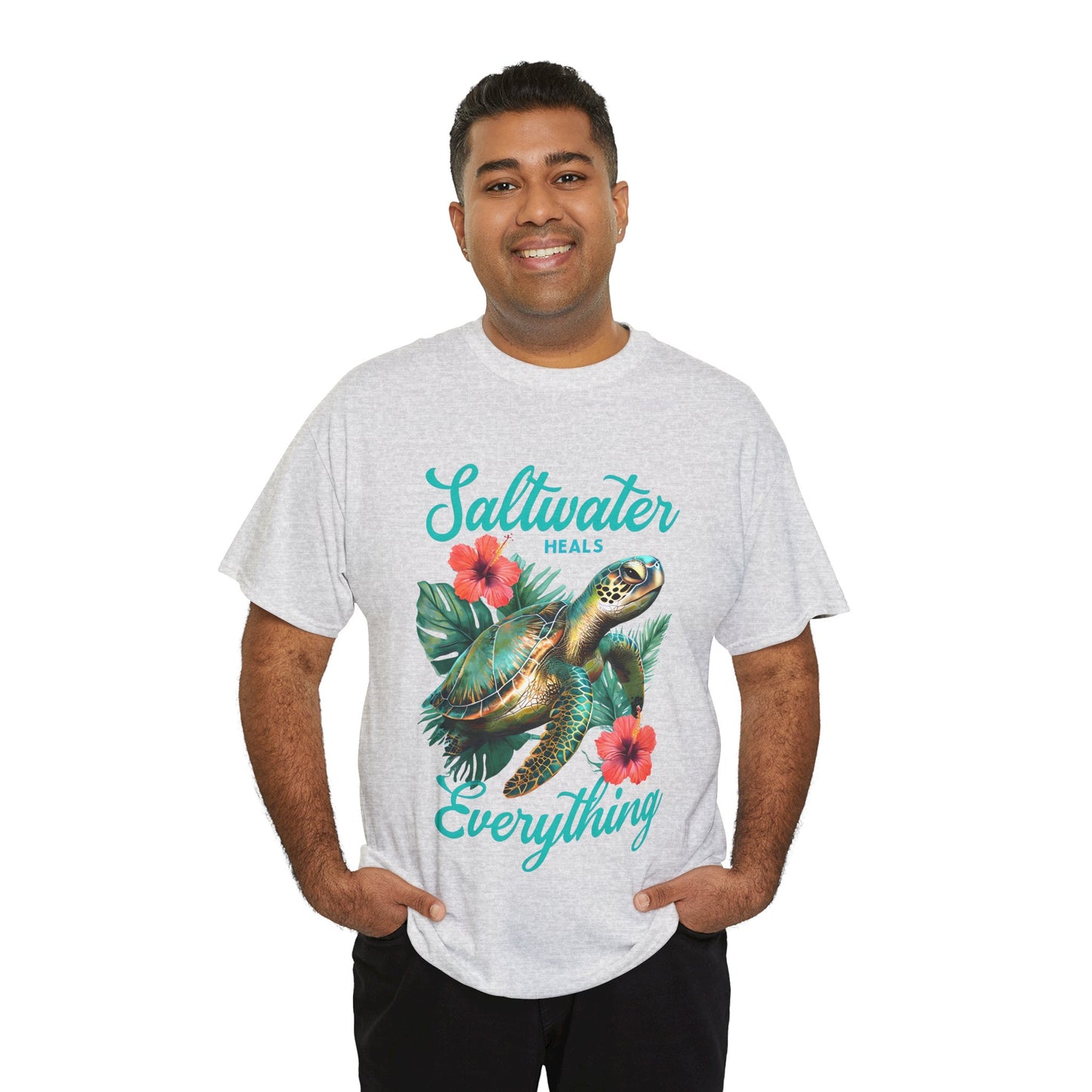 Sally's Saltwater Heals Everything Adult Shirt