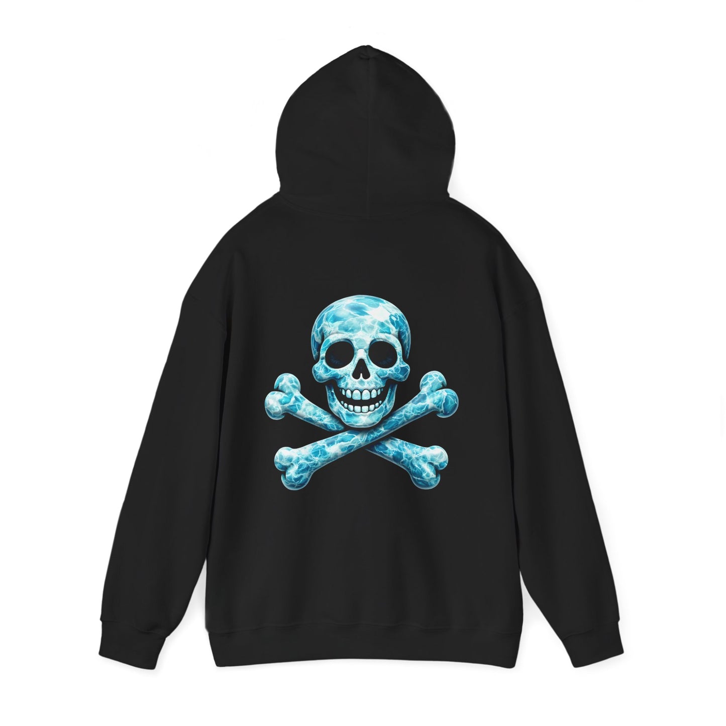 Blue Skull & Crossbones Adult Sweatshirt - Hooded