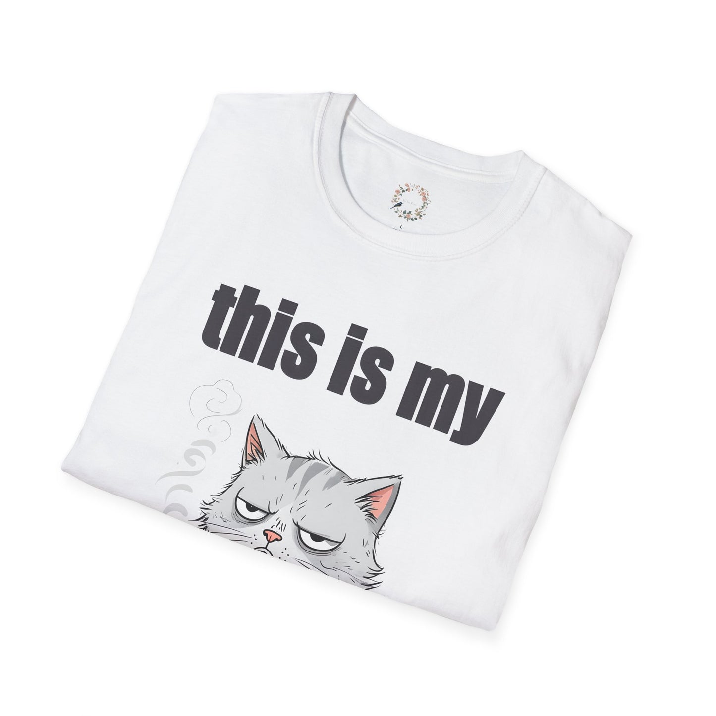 Jinx Tired Cat Adult Shirt