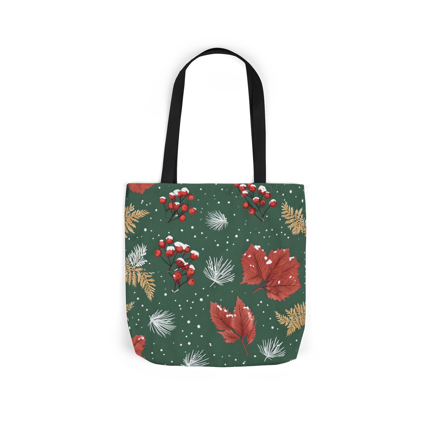 Holly's Holiday Floral Tote Bag