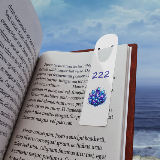 222 Crystal Metal Bookmark