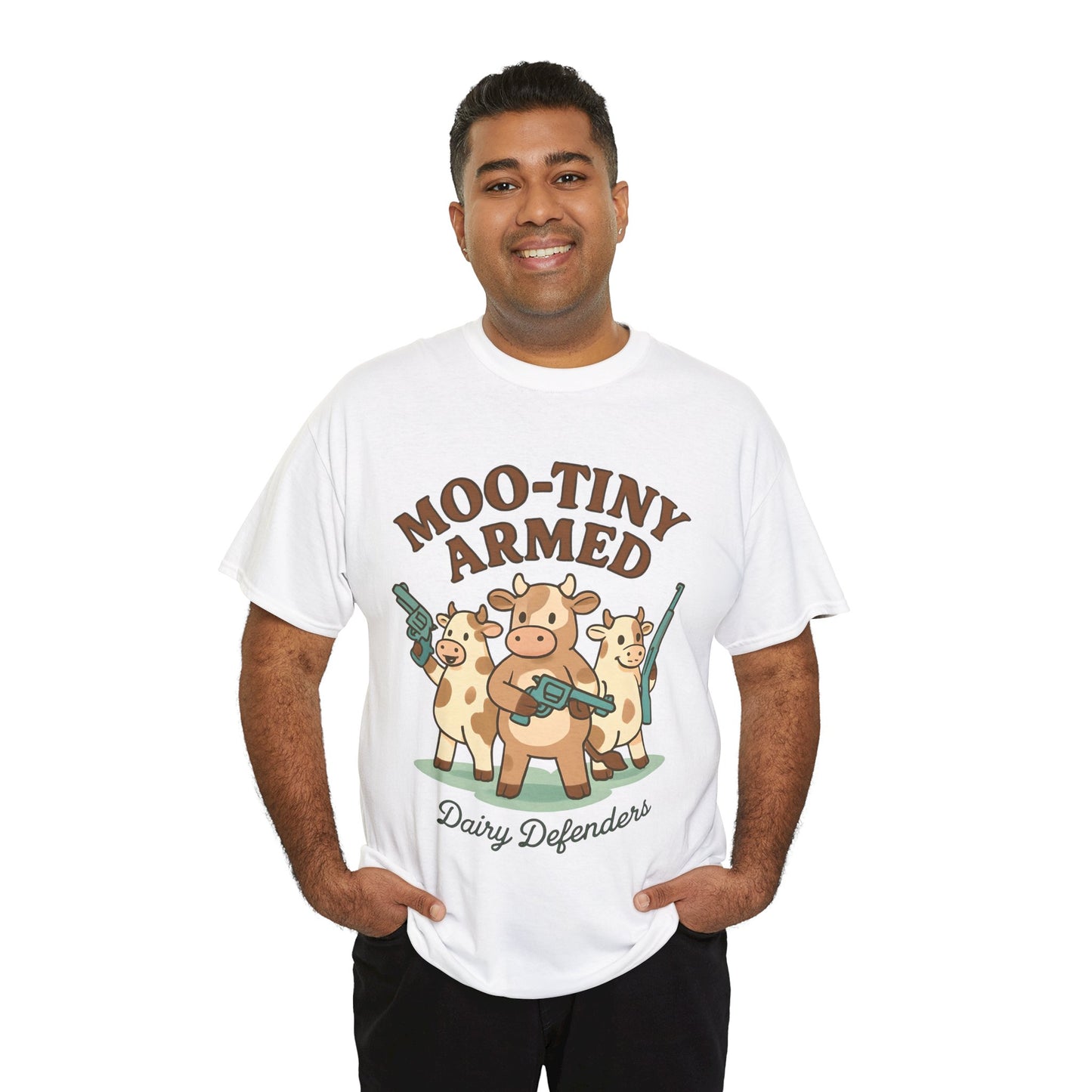 Mason's Moo-tiny Armed Dairy Defenders Adult Shirt