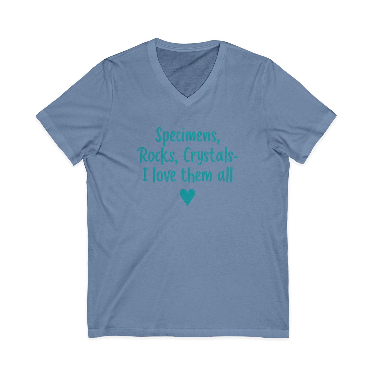 Coralie's Crystal Lover V-Neck Adult Shirt
