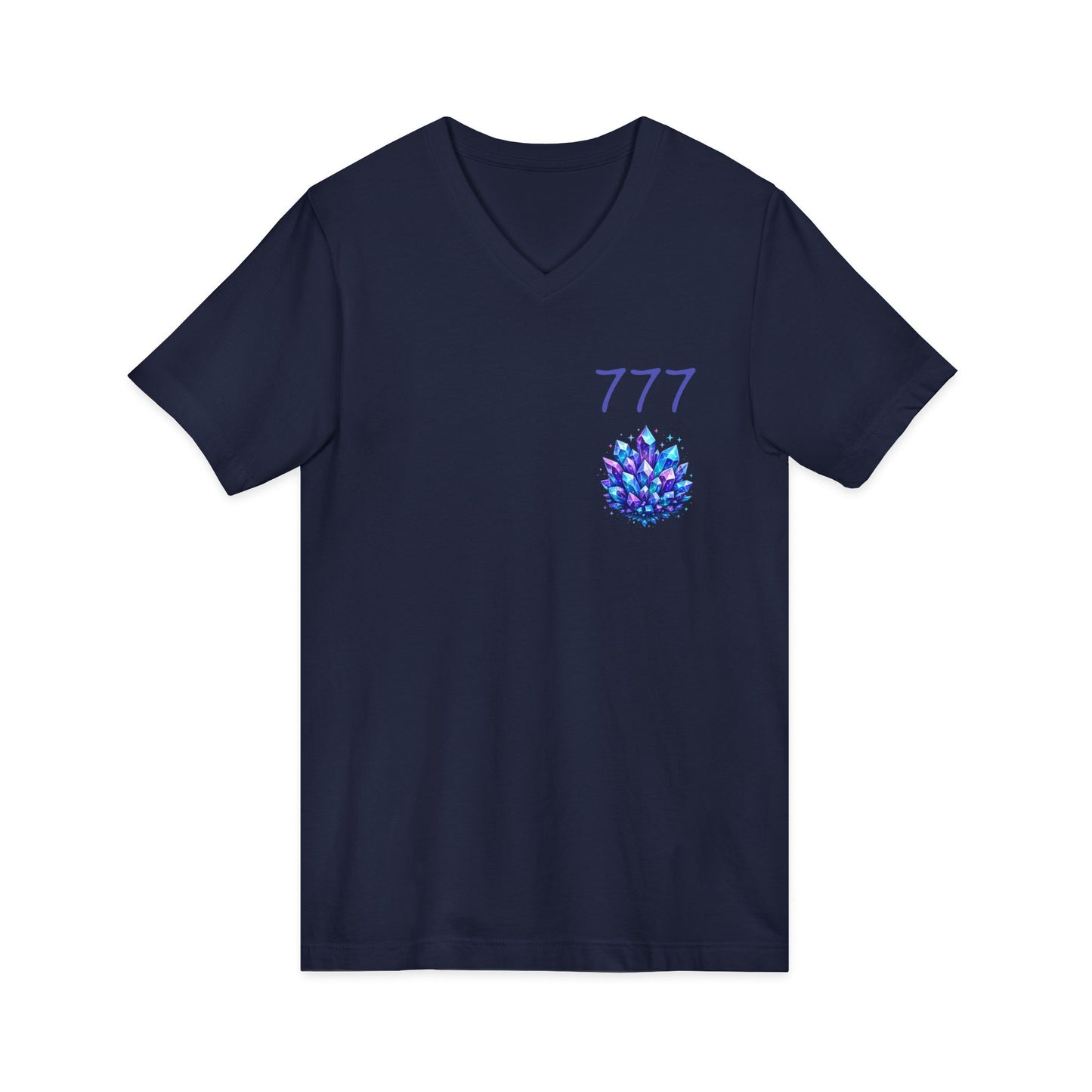 777 Crystal V-Neck Adult Shirt