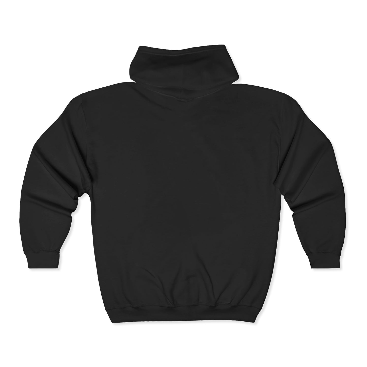 "Low Battery Socially" Adult Full Zip Sweatshirt - Hooded