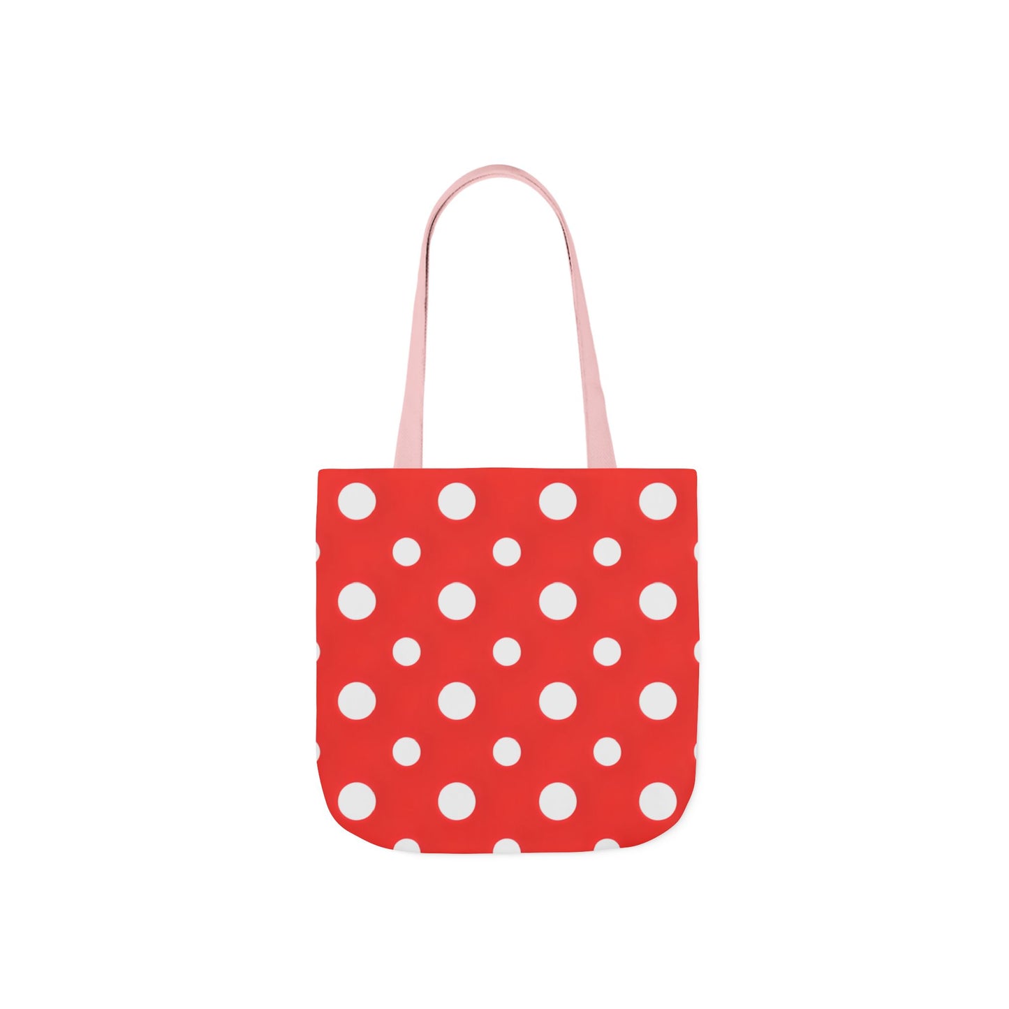 Reba's Red Polka Dot Canvas Tote Bag