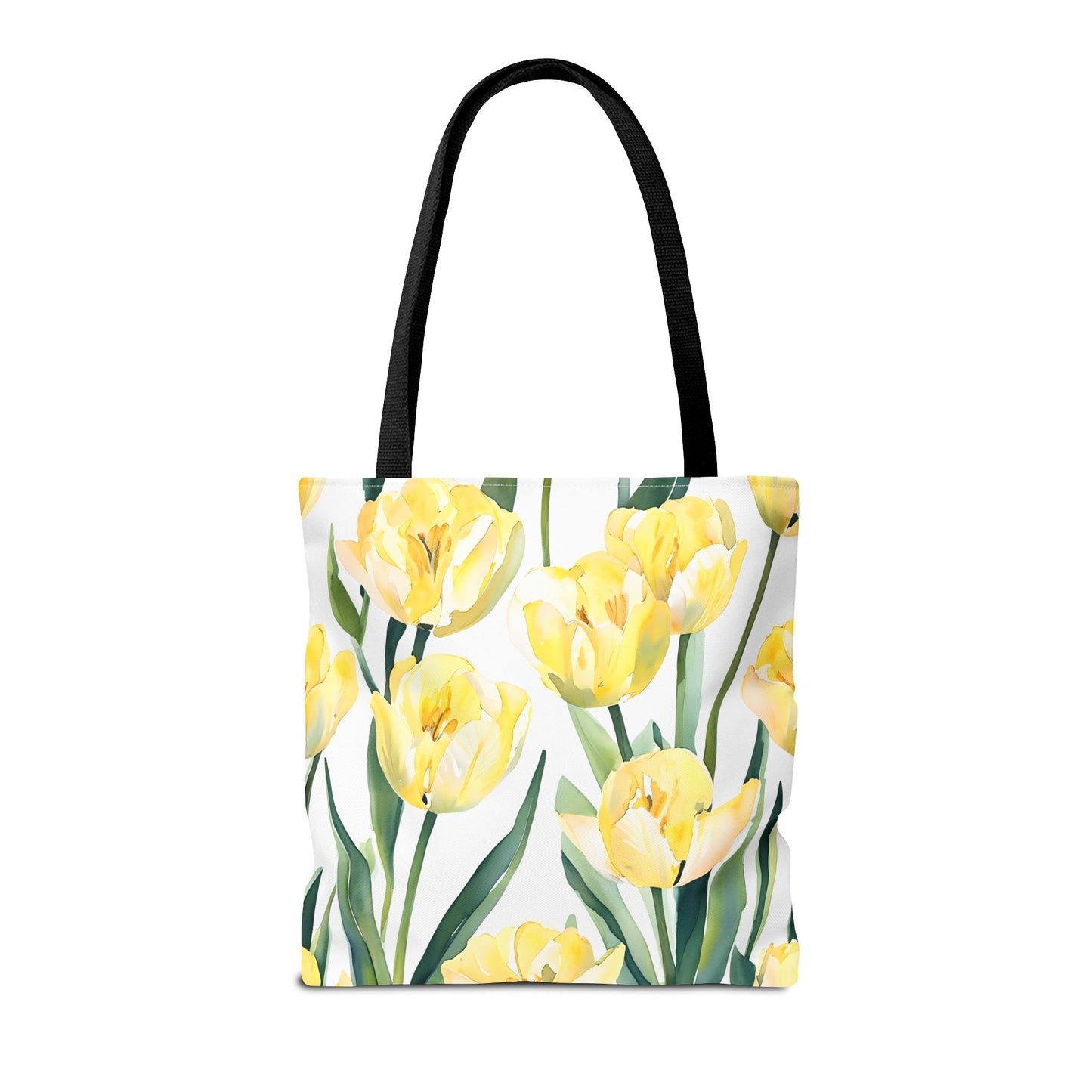 Yetta's Yellow Tulip Floral Tote Bag