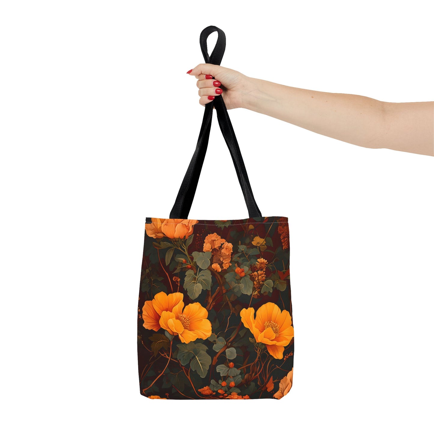 Gene's Golden Floral Tote Bag