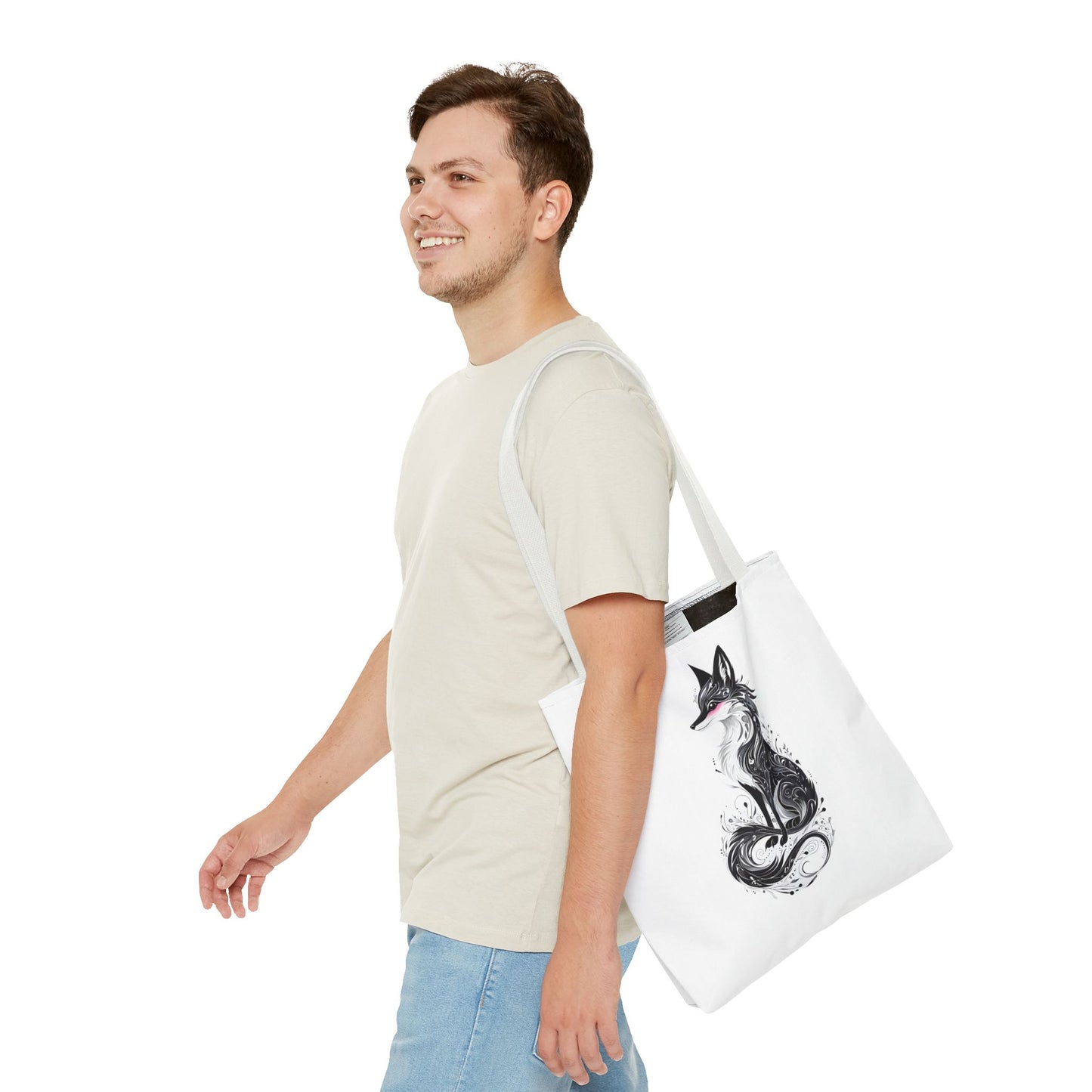 Mystic Black Fox Tote Bag