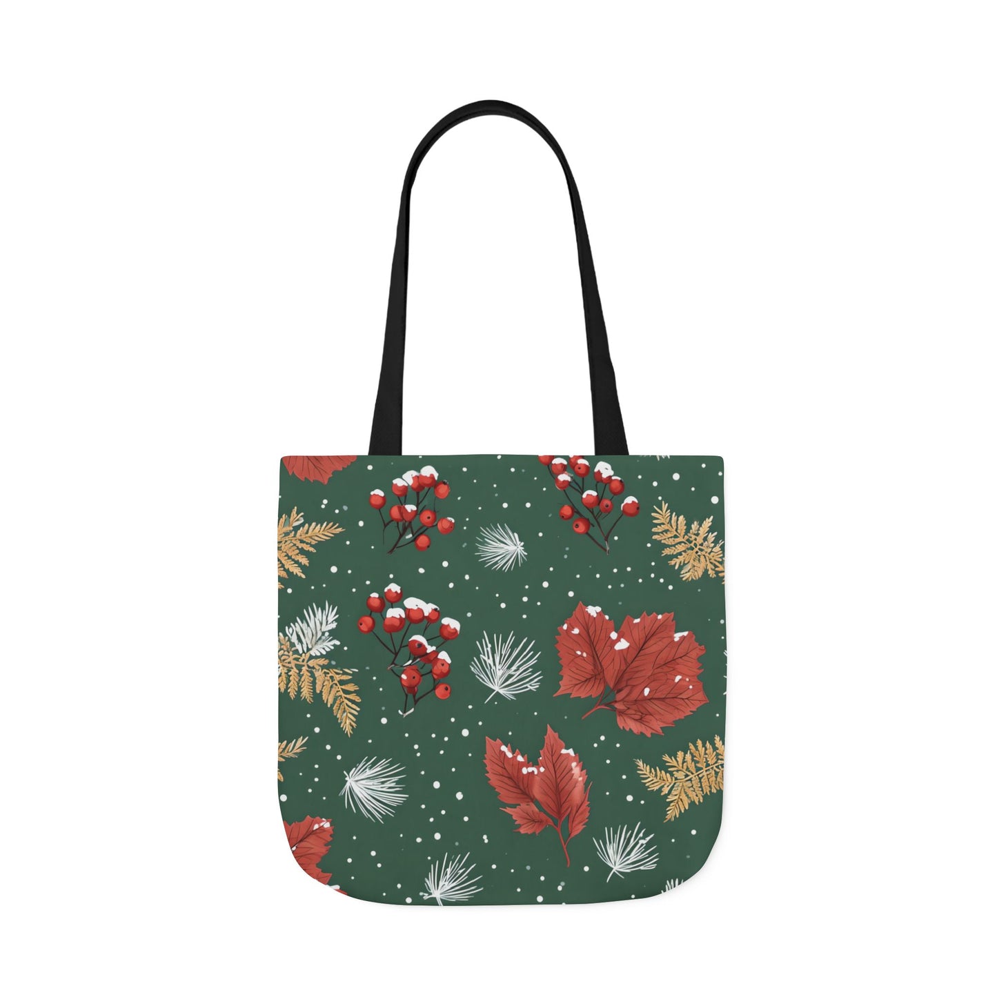 Holly's Holiday Floral Tote Bag