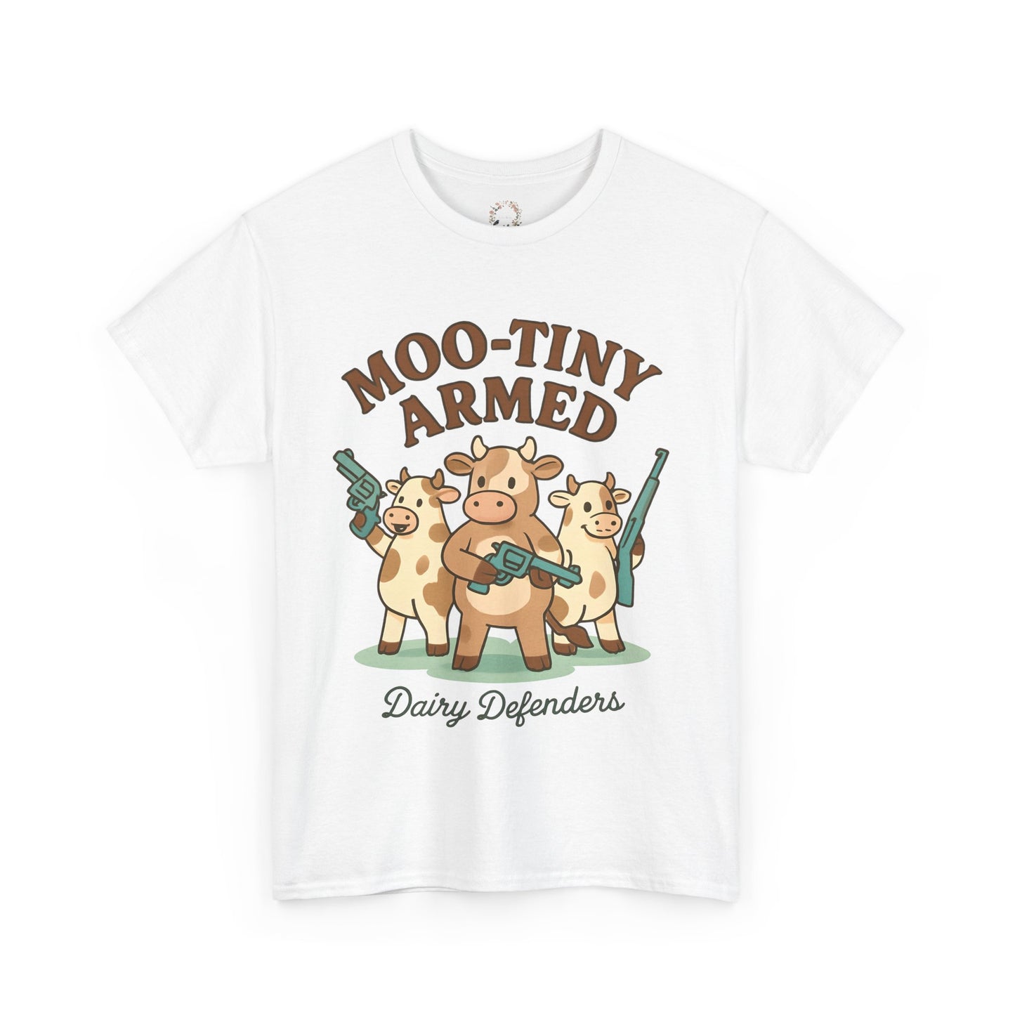 Mason's Moo-tiny Armed Dairy Defenders Adult Shirt